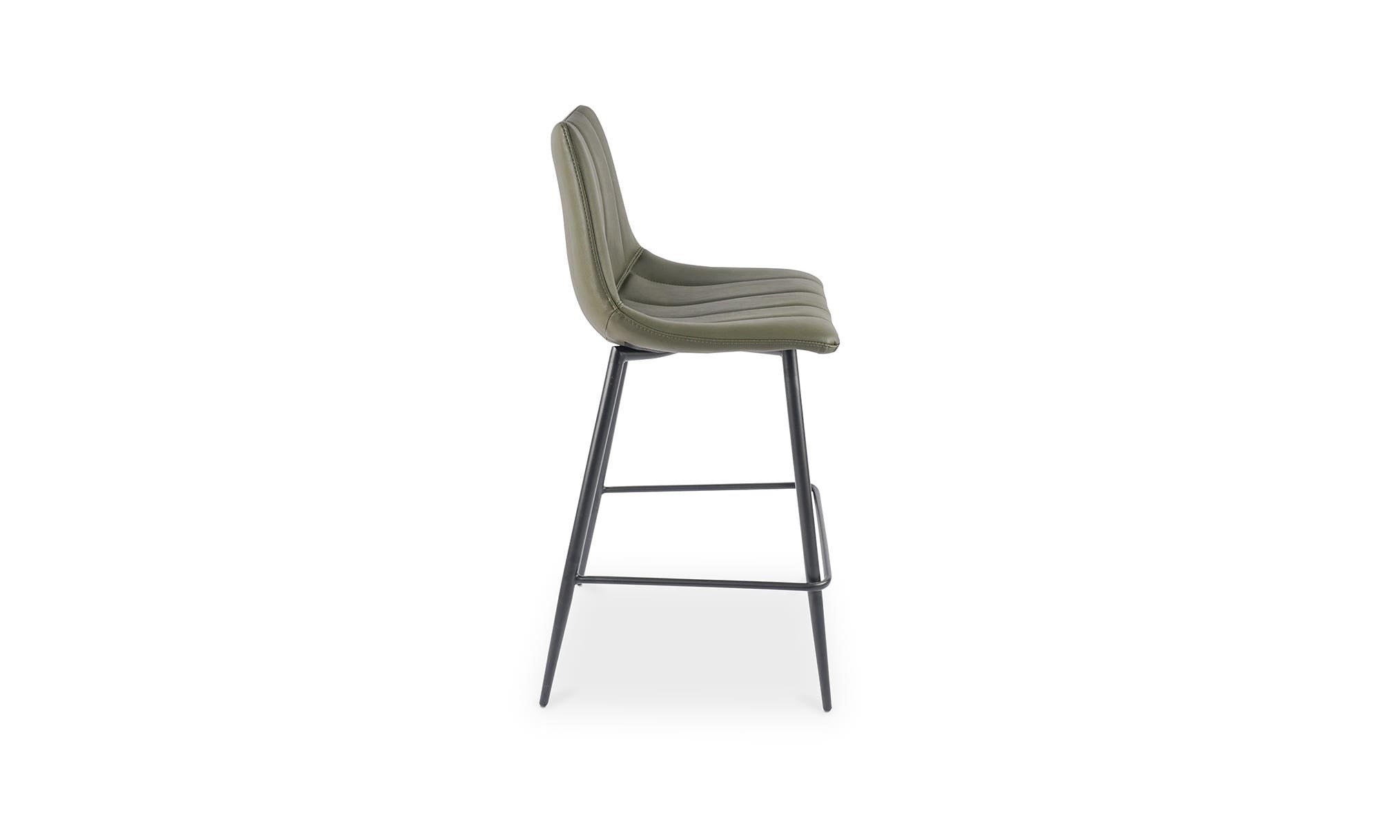 Alibi Counter Stool Dark Green - Set Of Two by Moe's Home Collection - view 16