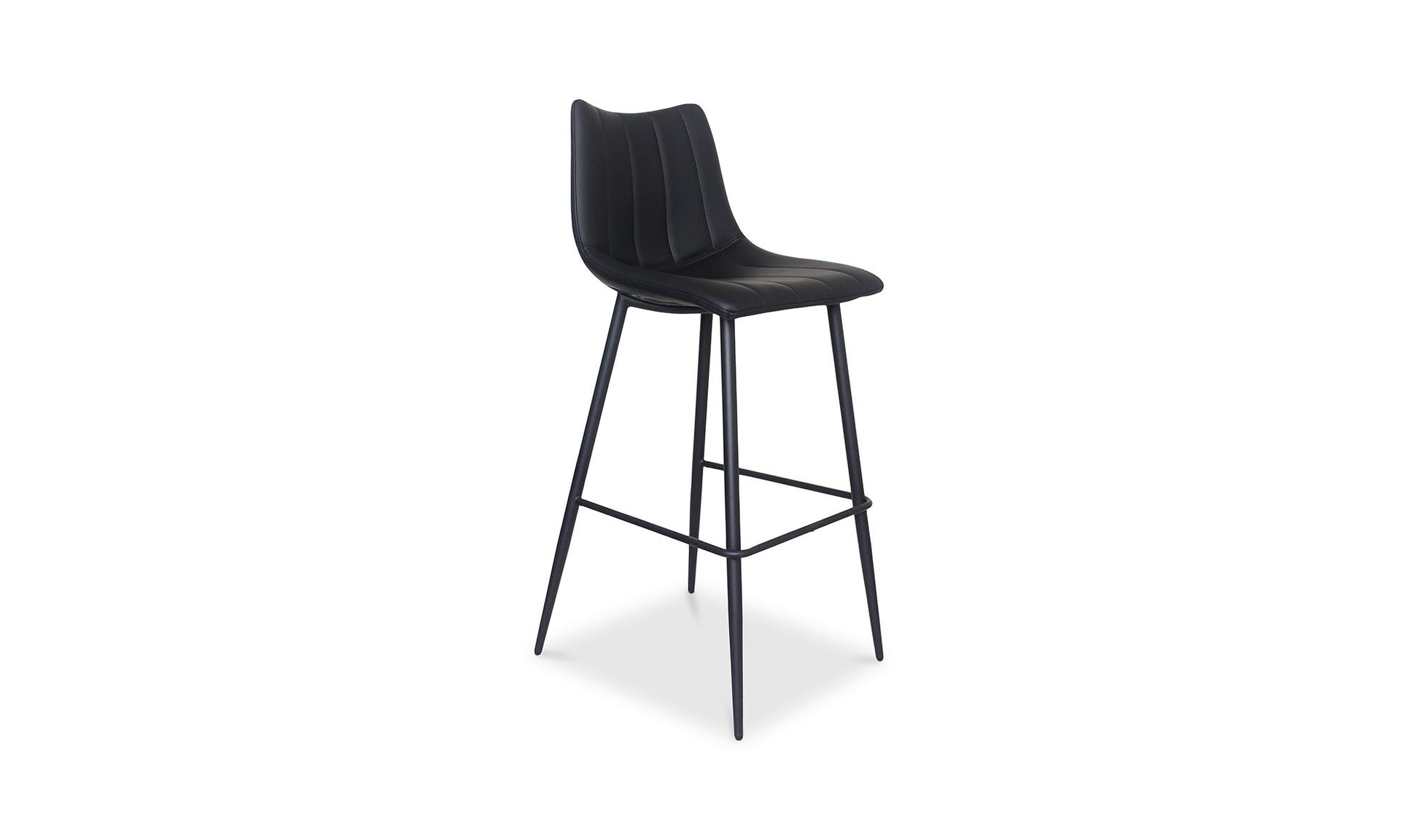 Alibi Bar Stool Matte Black - Set Of Two by Moe's Home Collection - view 16