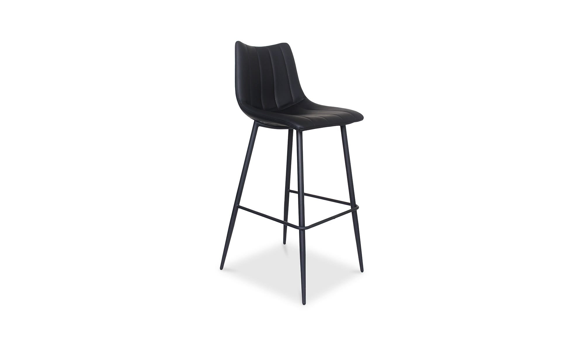 Alibi Bar Stool Matte Black - Set Of Two by Moe's Home Collection - view 16