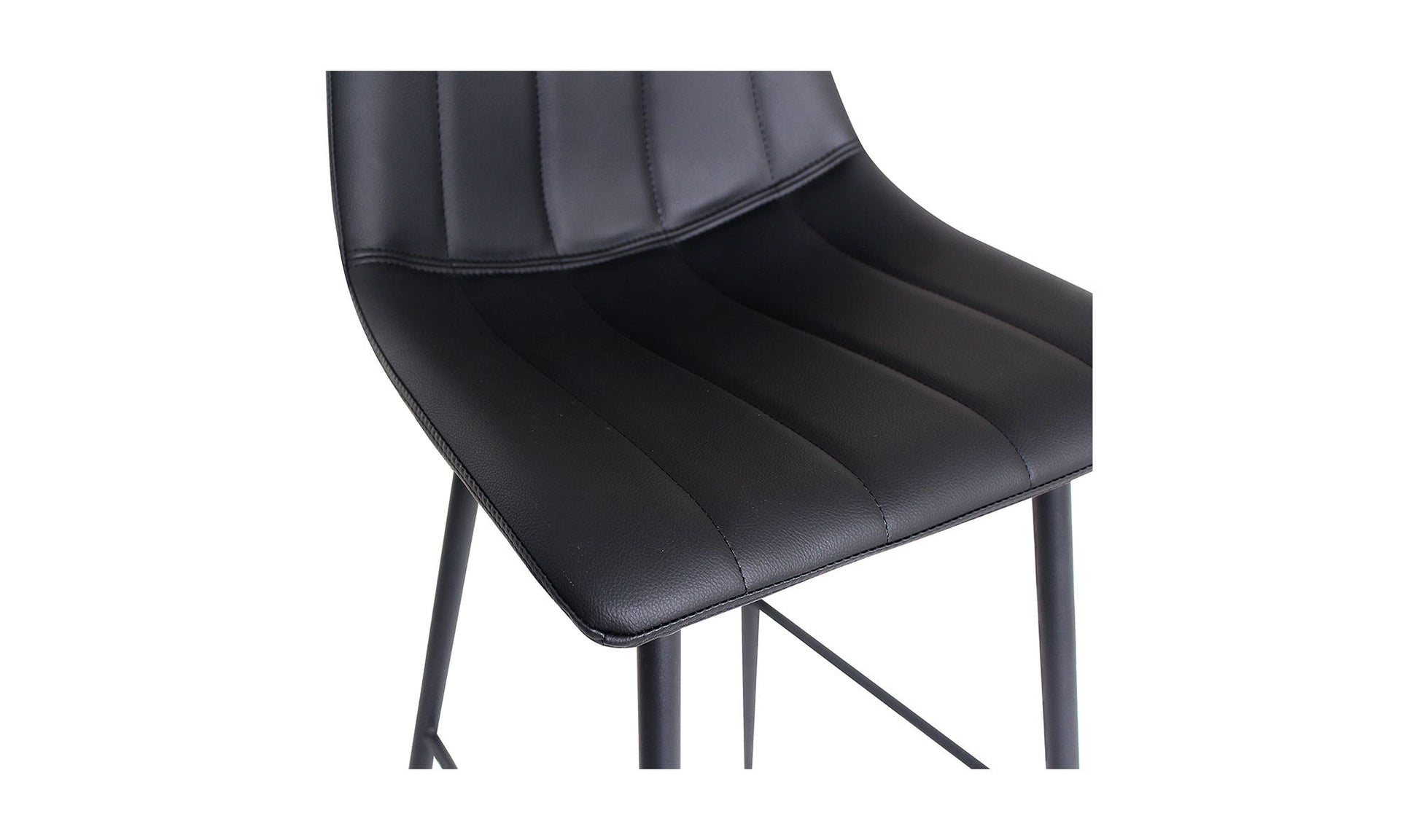 Alibi Bar Stool Matte Black - Set Of Two by Moe's Home Collection - view 18