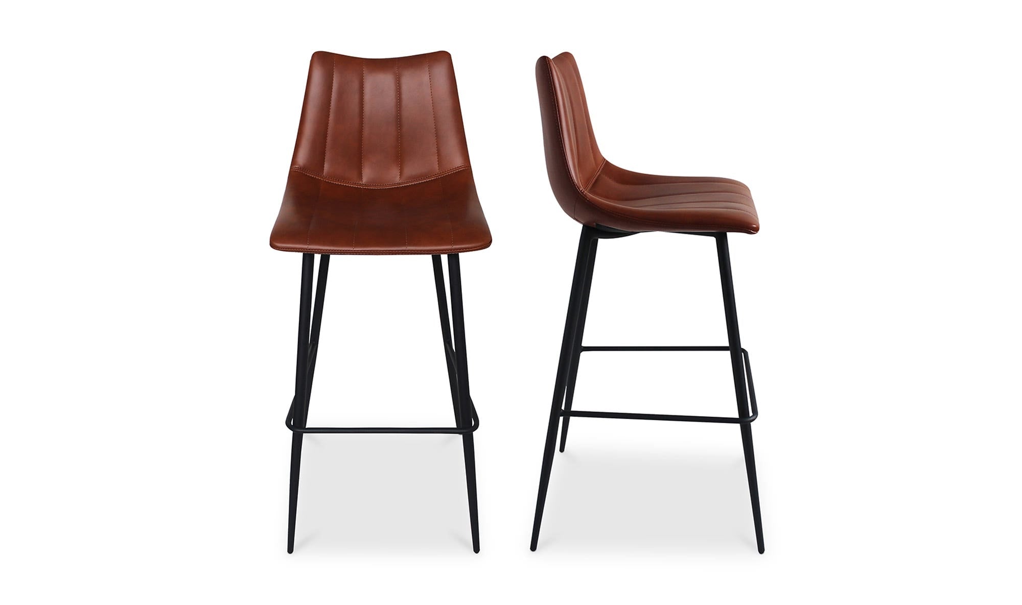 Alibi Bar Stool Brown - Set Of Two by Moe's Home Collection - view 13