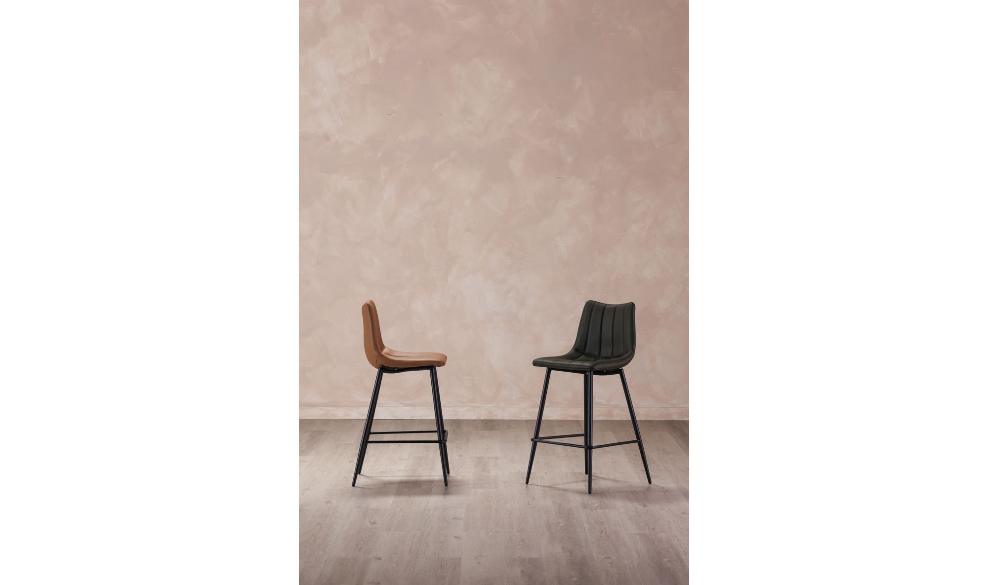 Alibi Bar Stool Tan - Set Of Two by Moe's Home Collection - view 13