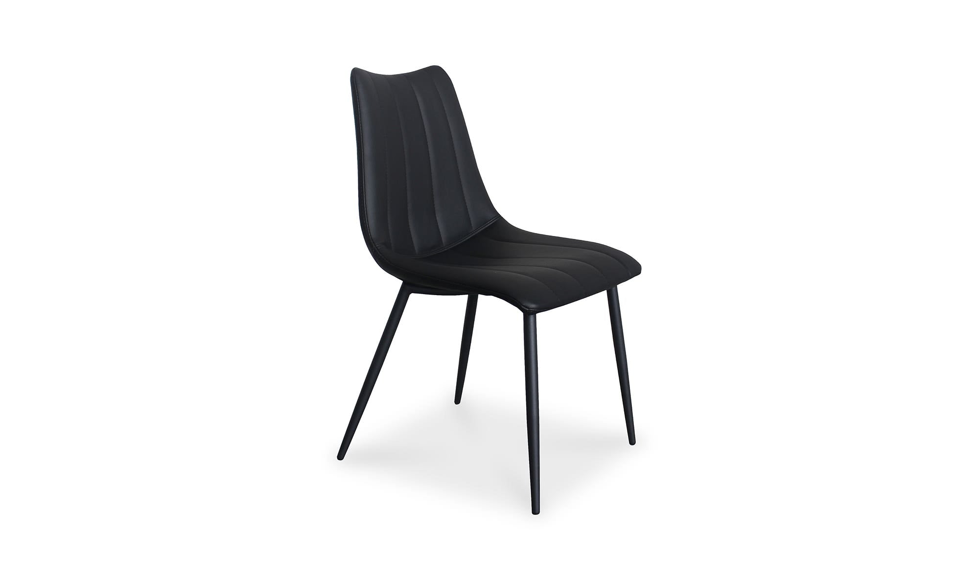 Alibi Dining Chair Matte Black - Set Of Two by Moe's Home Collection - view 13