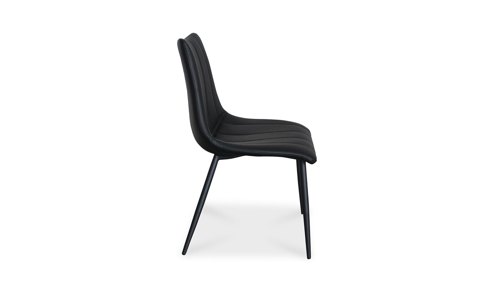 Alibi Dining Chair Matte Black - Set Of Two by Moe's Home Collection - view 14