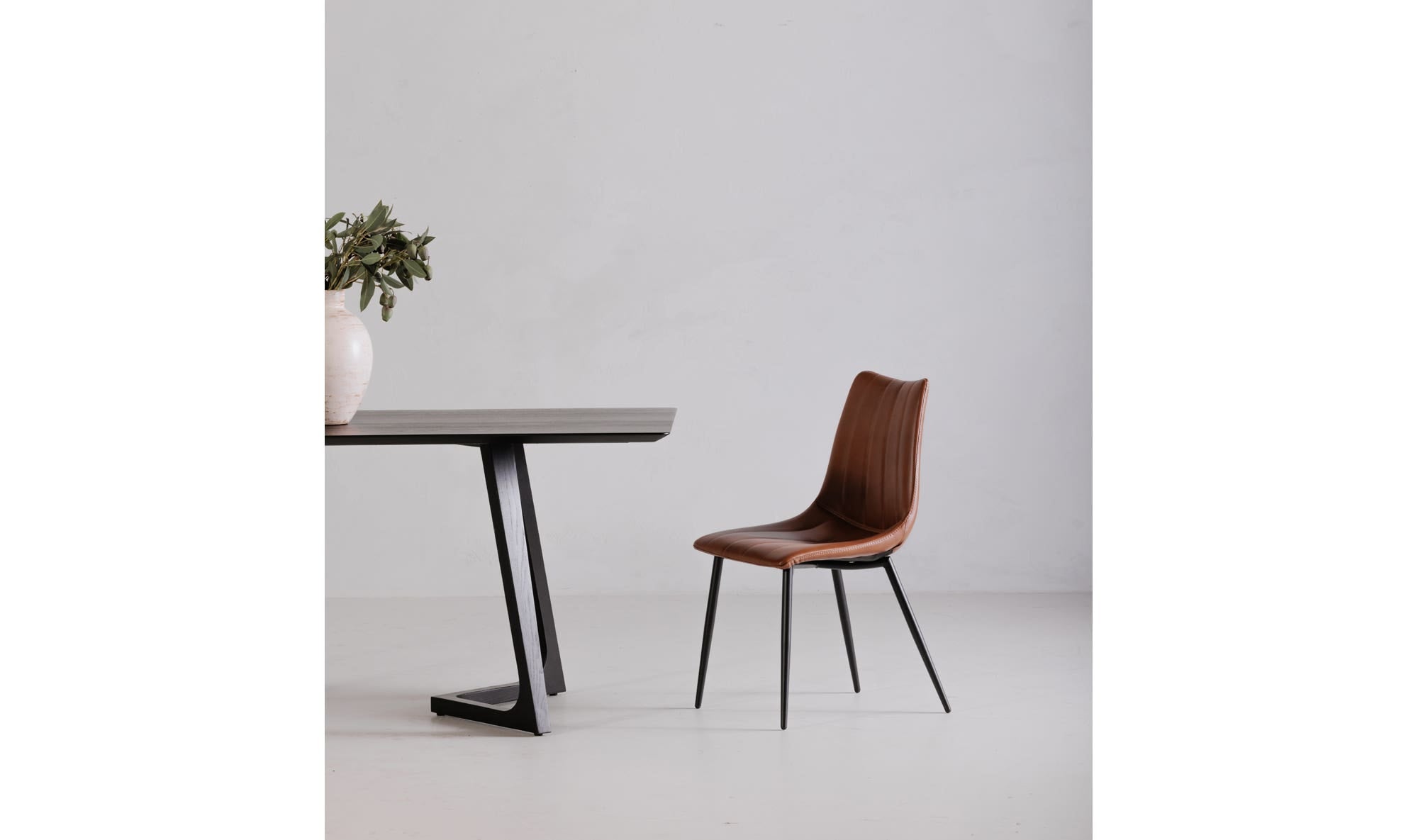 Alibi Dining Chair Brown - Set Of Two by Moe's Home Collection - view 12