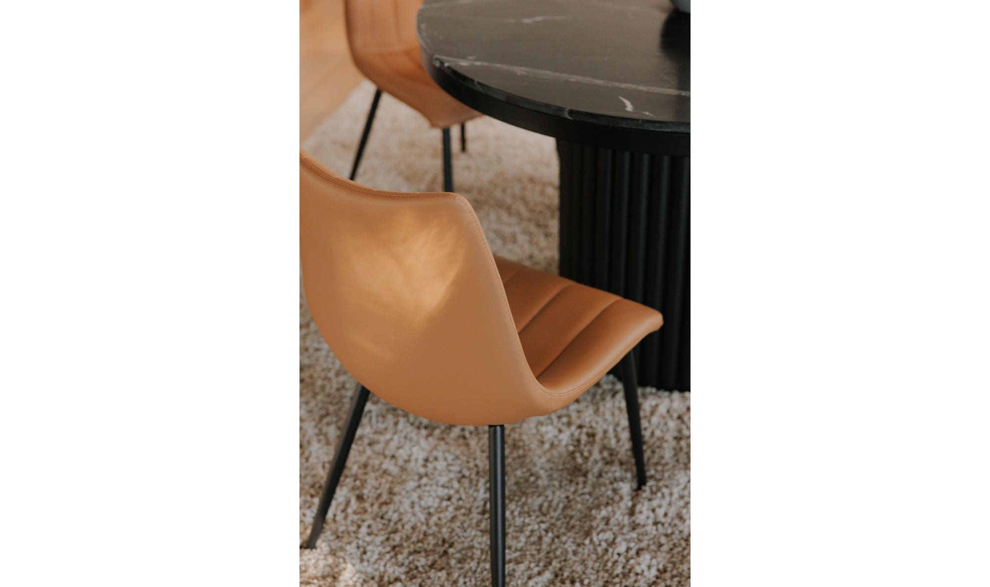 Alibi Dining Chair Tan - Set Of Two by Moe's Home Collection - view 15