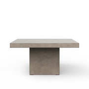 Mixx - Una 59" Square Dining Table - Dark Grey