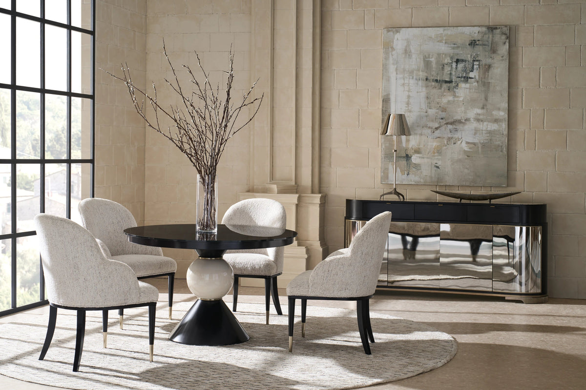 Glace' Almost Black Sideboard 75" by Caracole - view 2