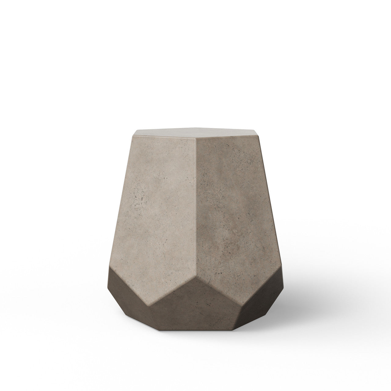 Mixx - Faceted Stool - Dark Grey