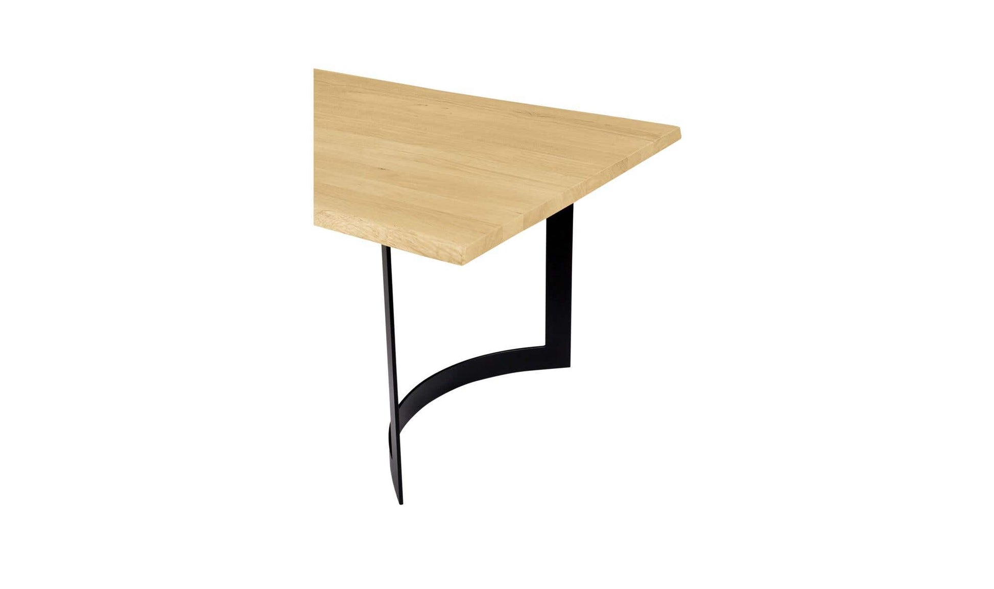 Bent Dining Table Small Oak by Moe's Home Collection - view 10
