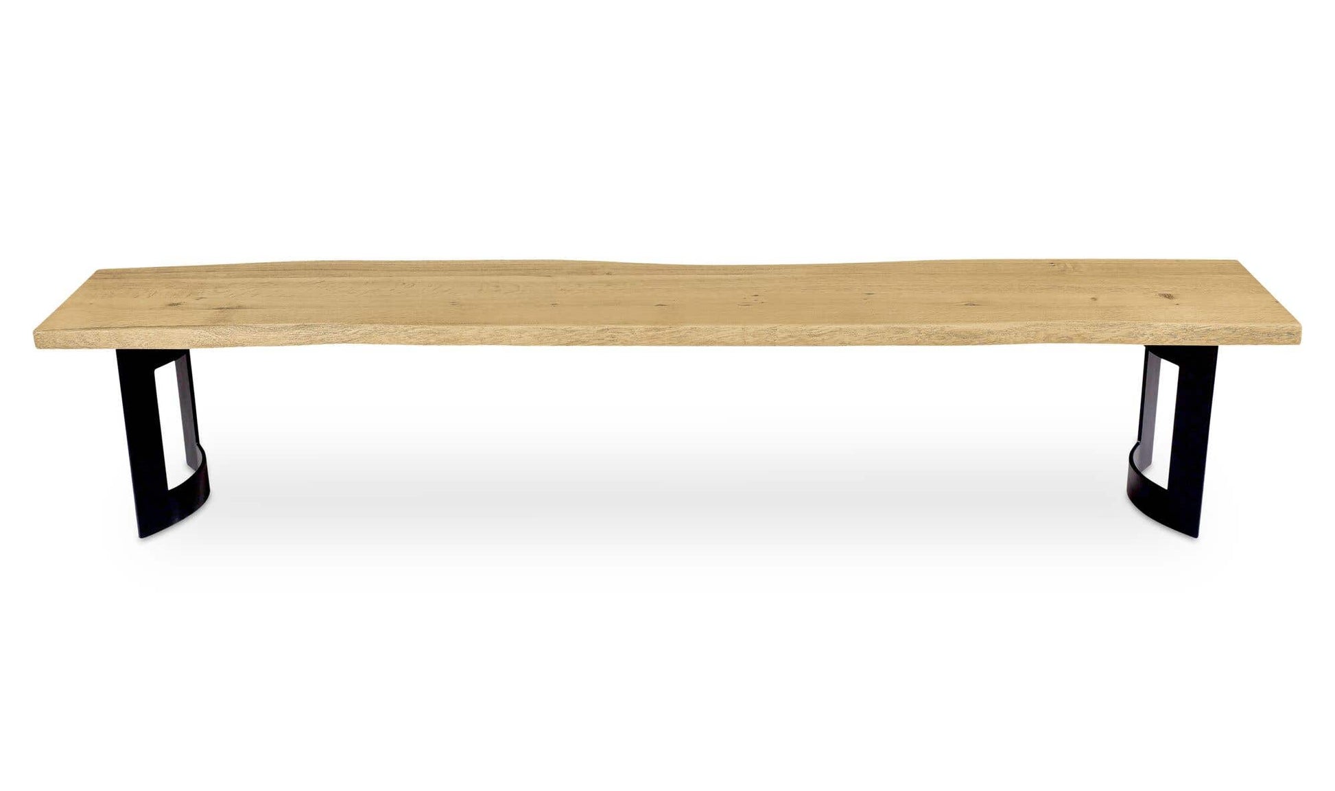 Bent Bench Small Oak by Moe's Home Collection - view 8
