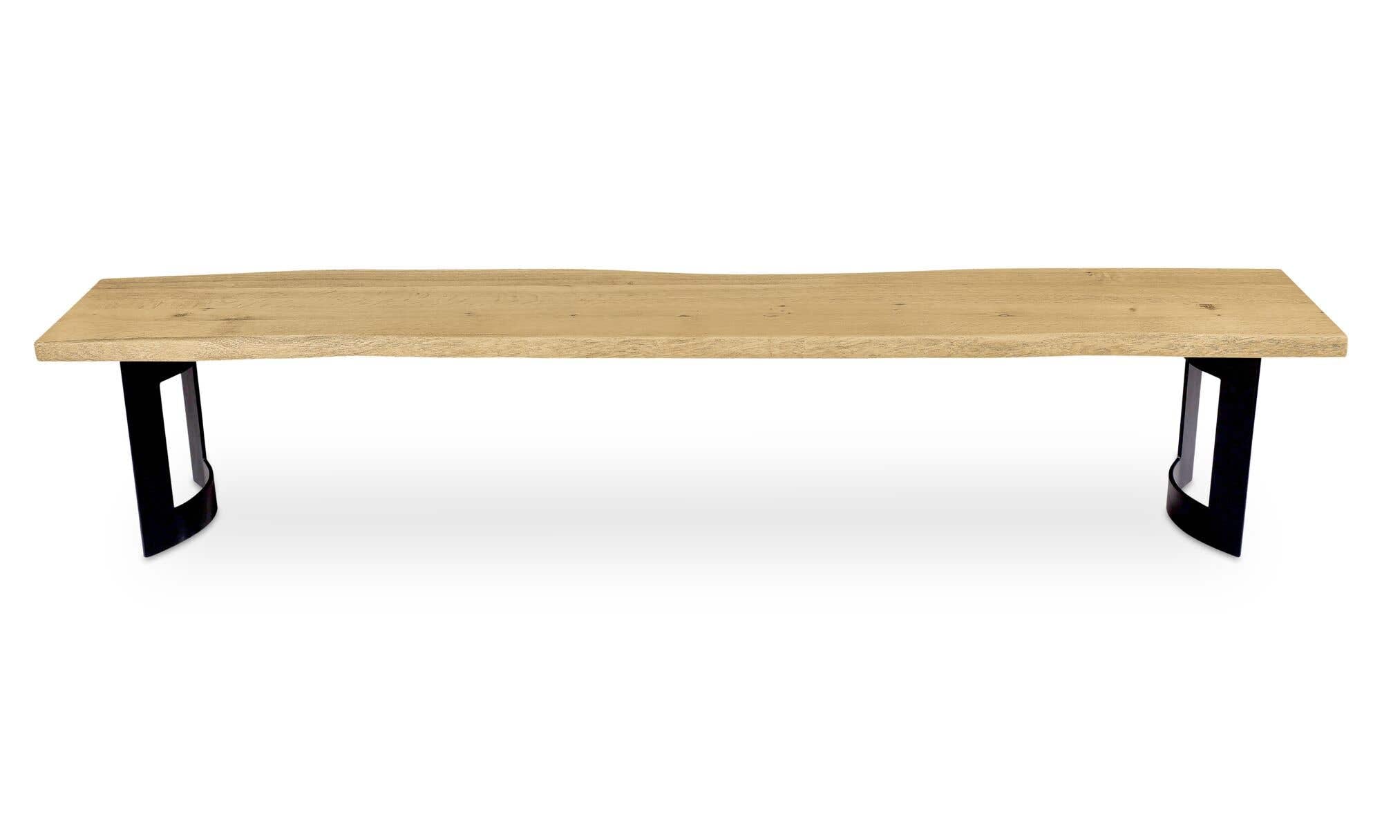 Bent Bench Small Oak by Moe's Home Collection - view 8