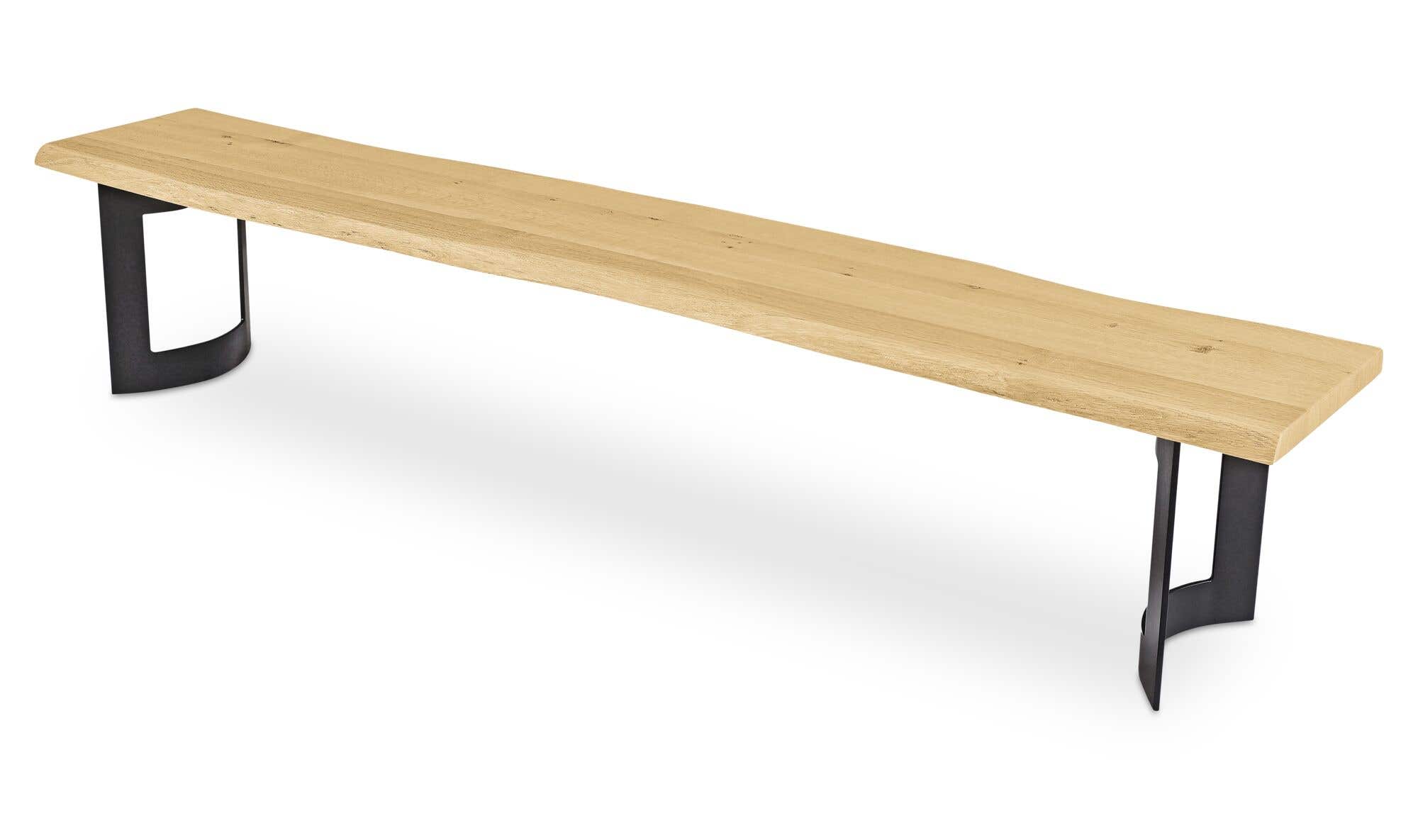 Bent Bench Small Oak by Moe's Home Collection - view 9