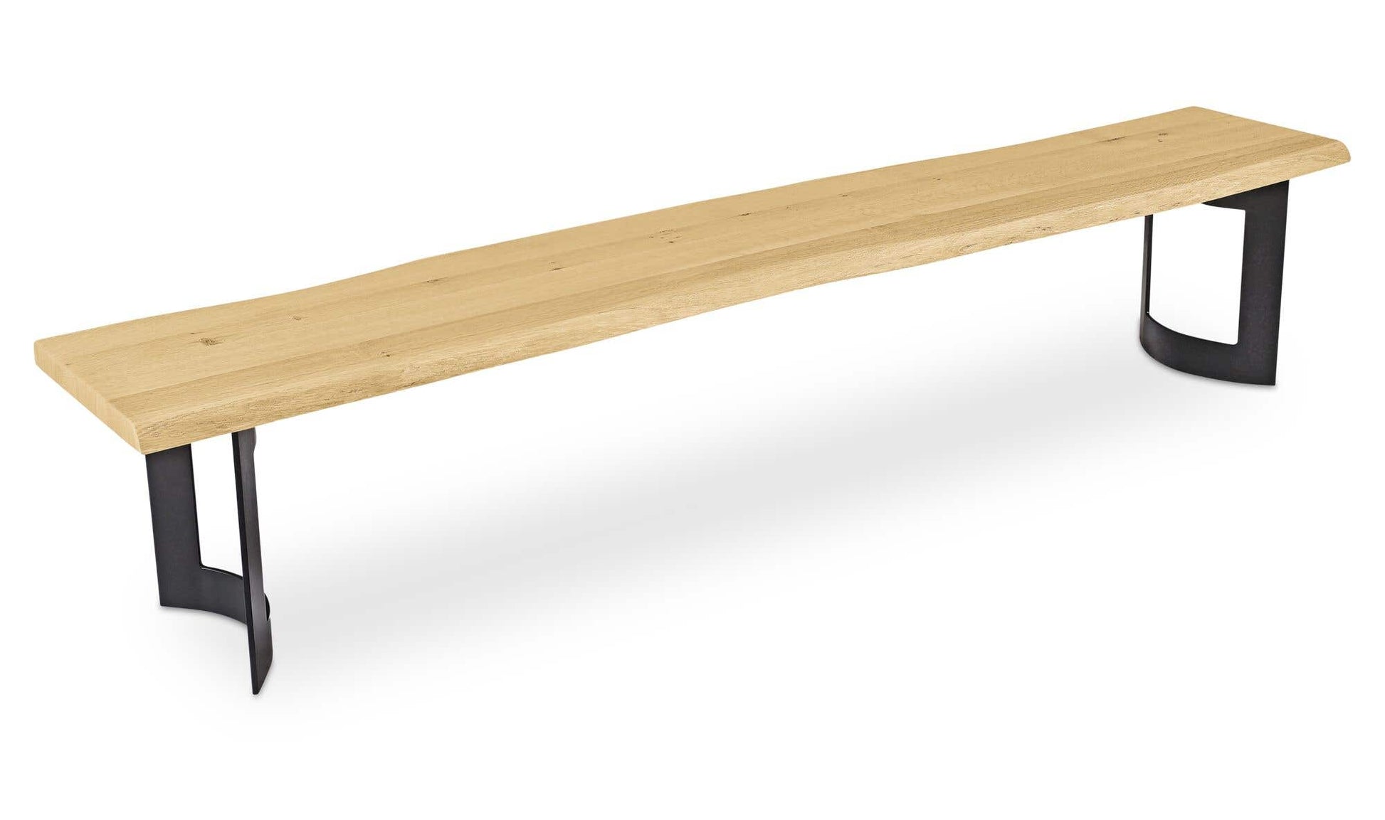 Bent Bench Small Oak by Moe's Home Collection - view 6