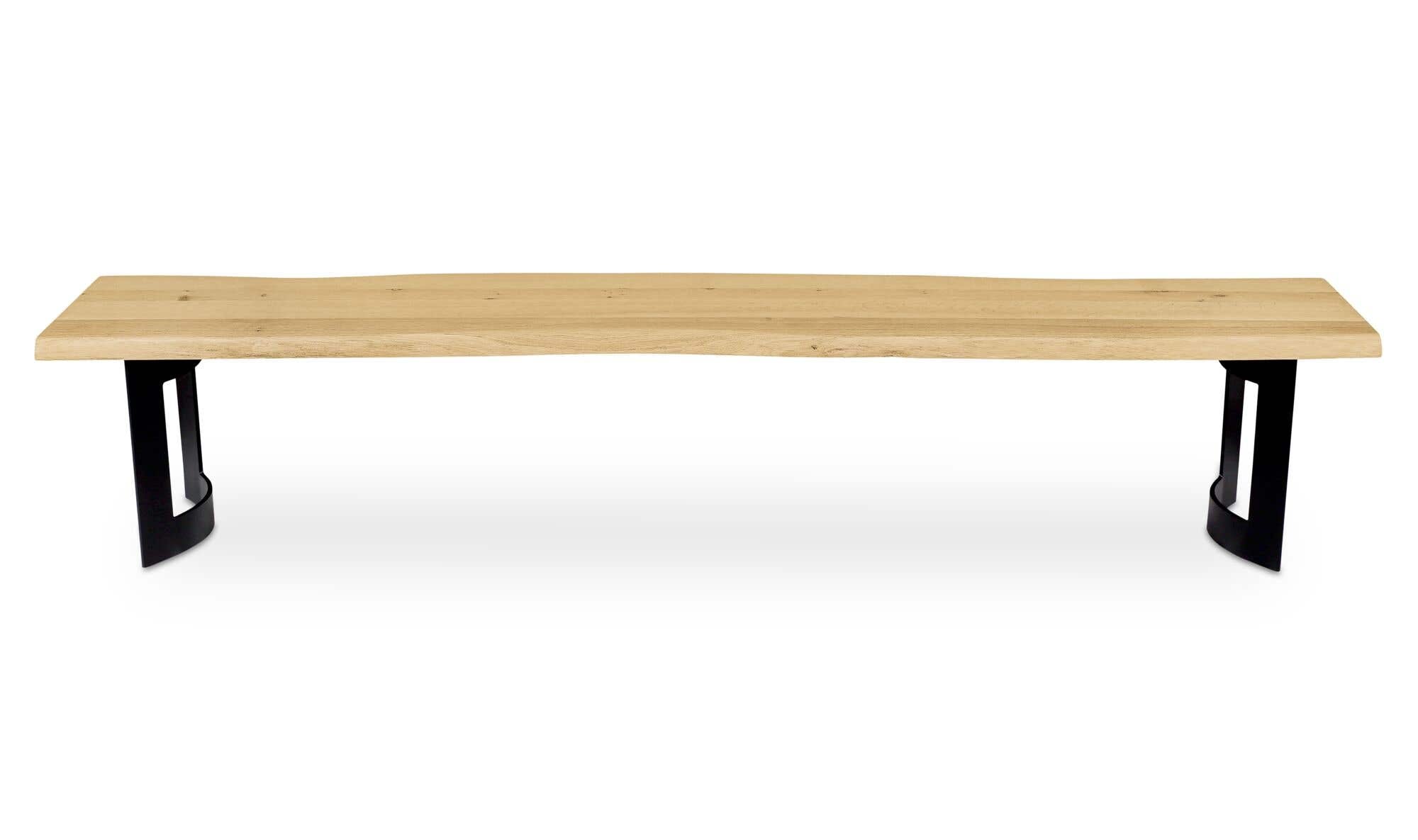 Bent Bench Small Oak by Moe's Home Collection - view 4