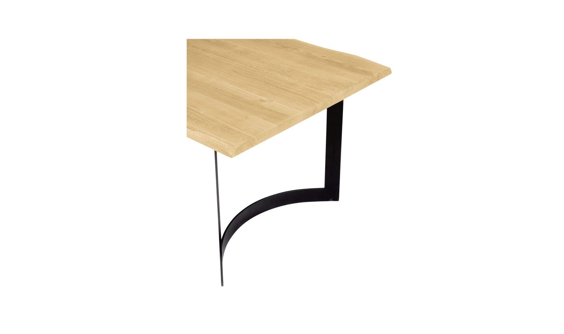 Bent Dining Table Extra Small Oak by Moe's Home Collection - view 11