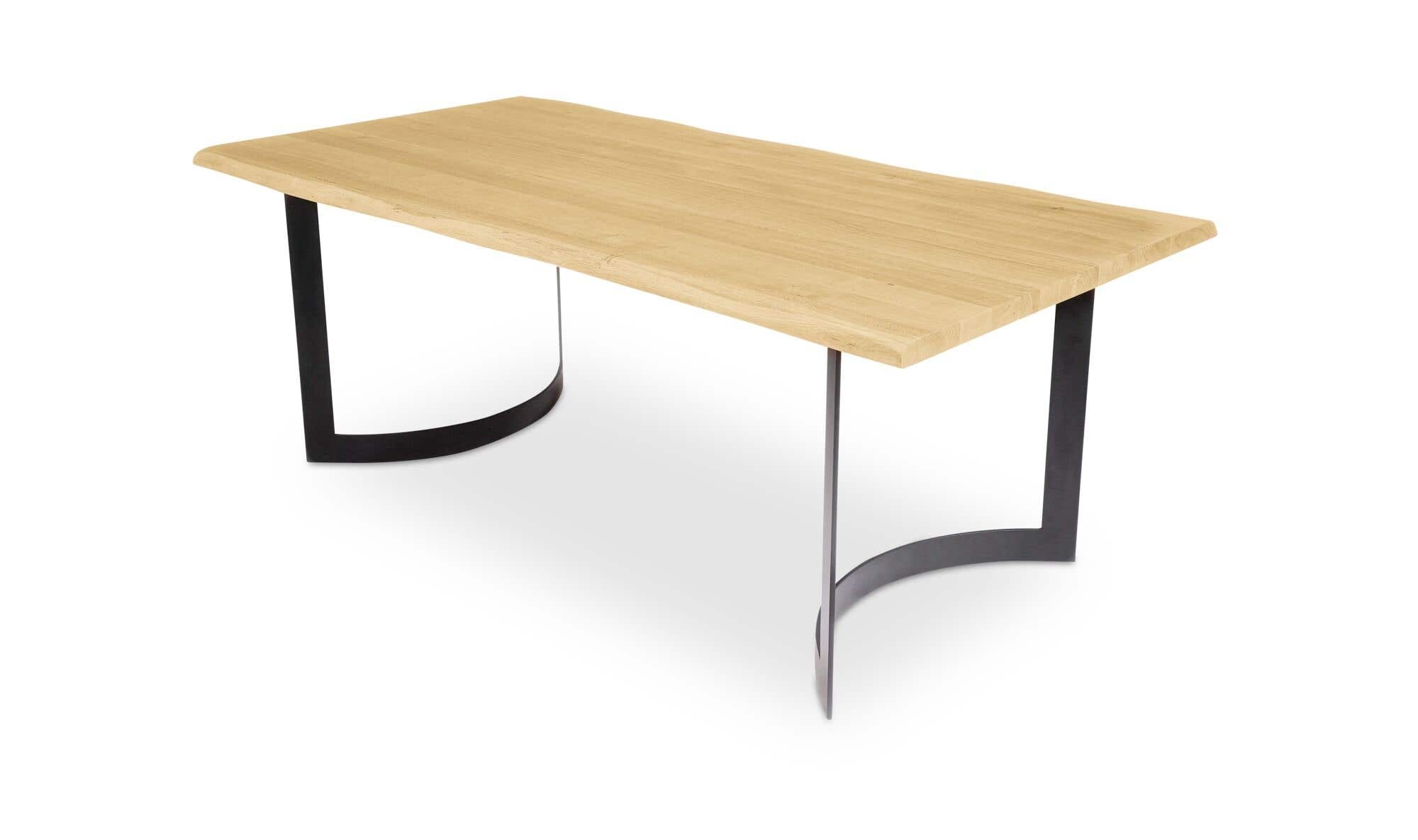 Bent Dining Table Extra Small Oak by Moe's Home Collection - view 7