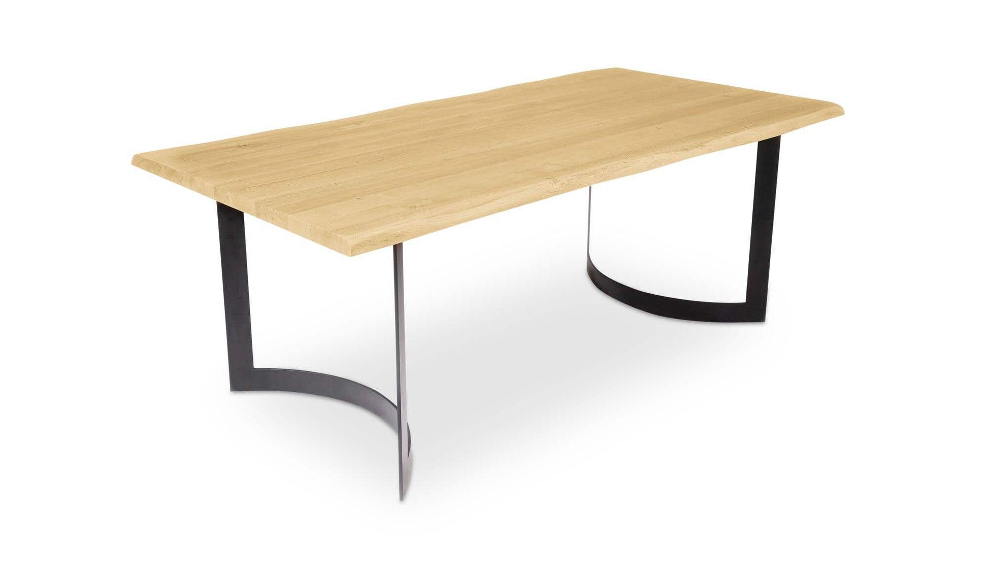 Bent Dining Table Extra Small Oak by Moe's Home Collection - view 9