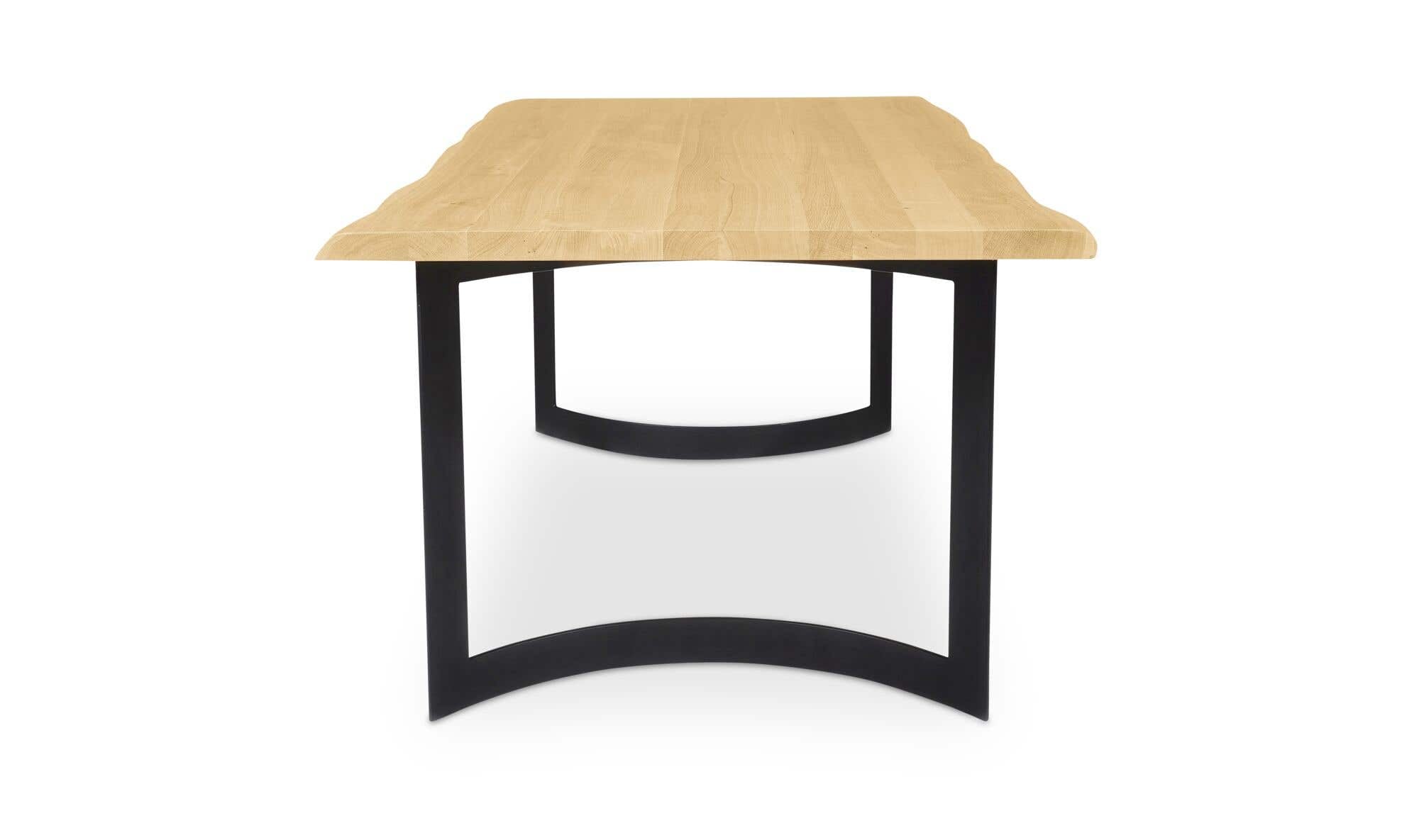 Bent Dining Table Extra Small Oak by Moe's Home Collection - view 8