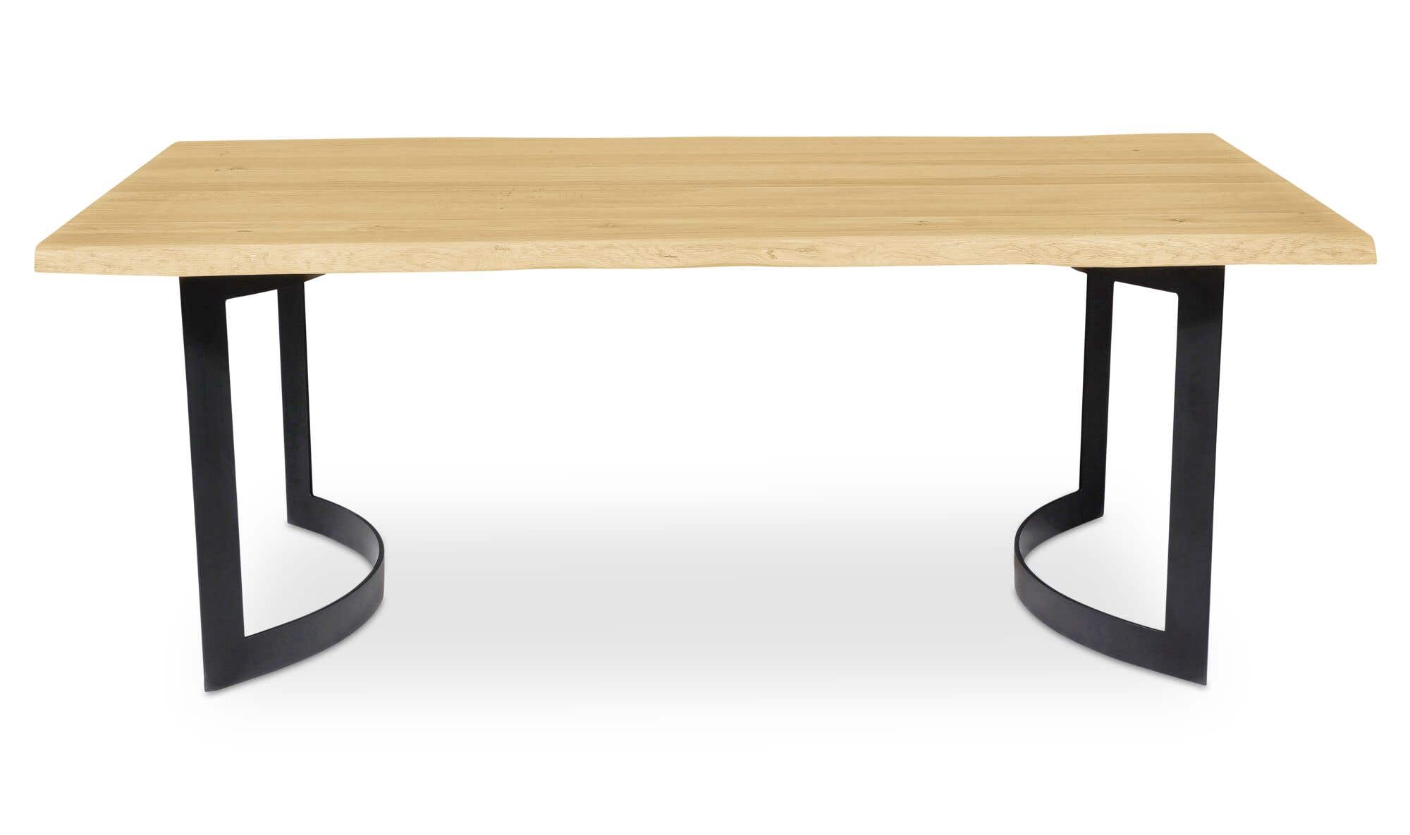 Bent Dining Table Extra Small Oak by Moe's Home Collection - view 4
