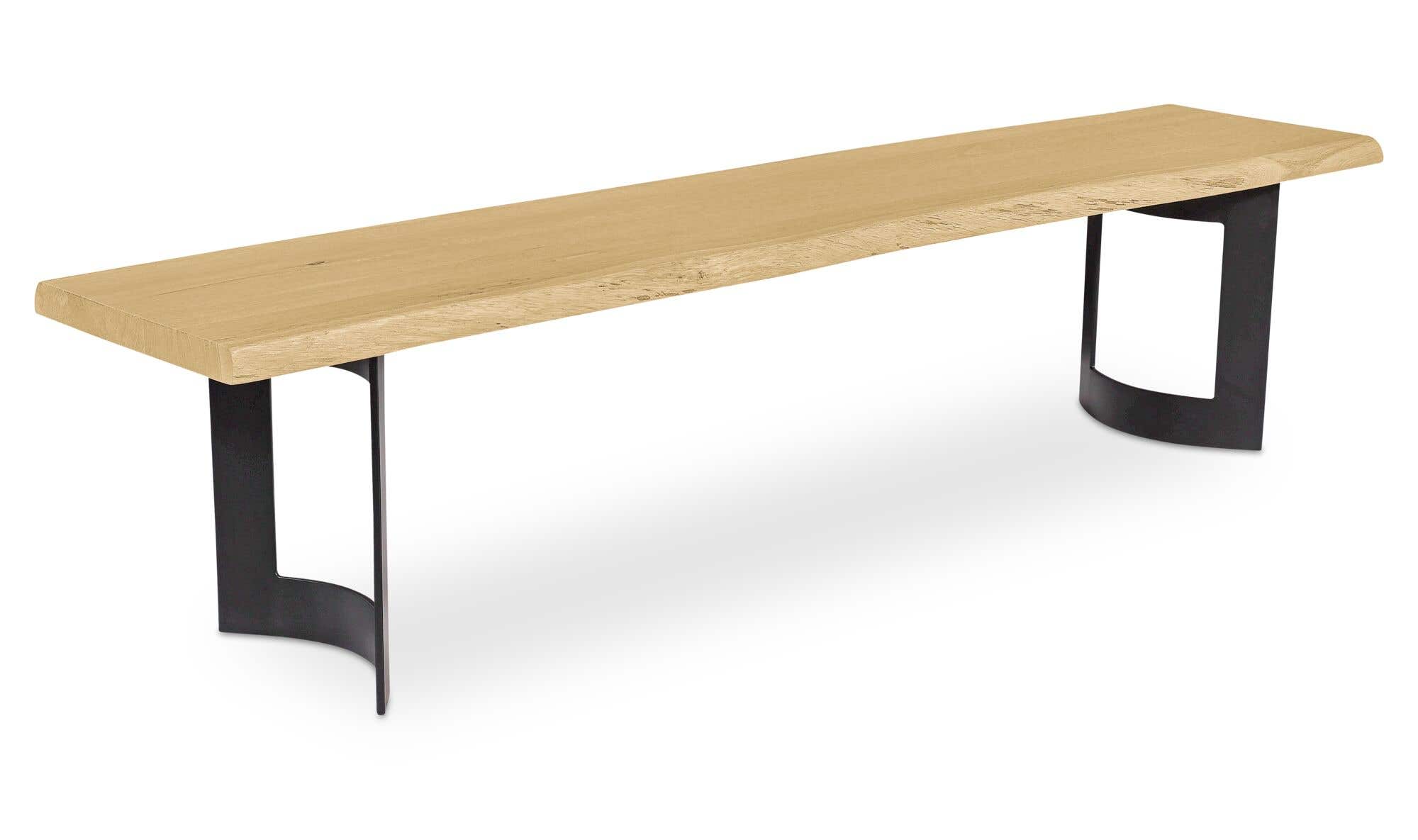 Bent Bench Extra Small Oak by Moe's Home Collection - view 6