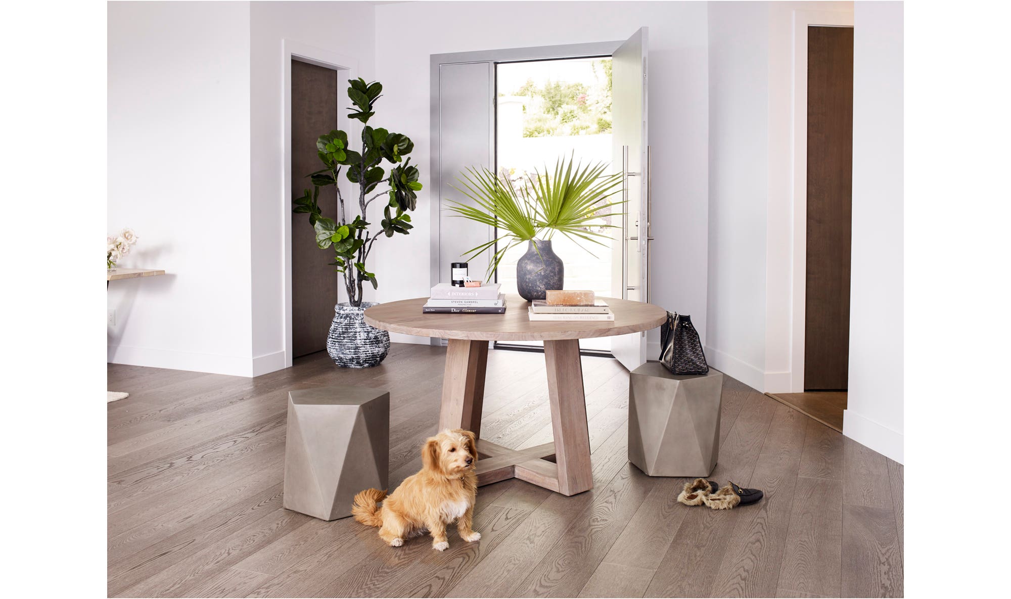 Tanya Dining Table Light Grey by Moe's Home Collection - view 11