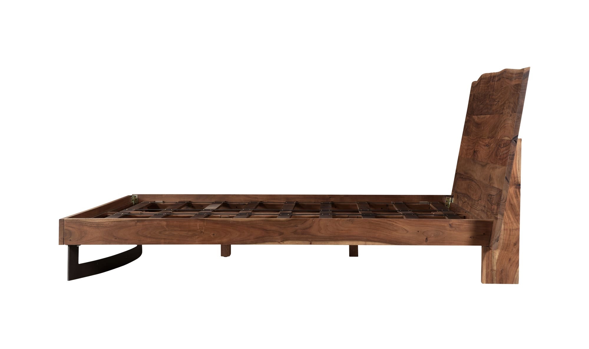 Bent Queen Size Bed Brown by Moe's Home Collection - view 10