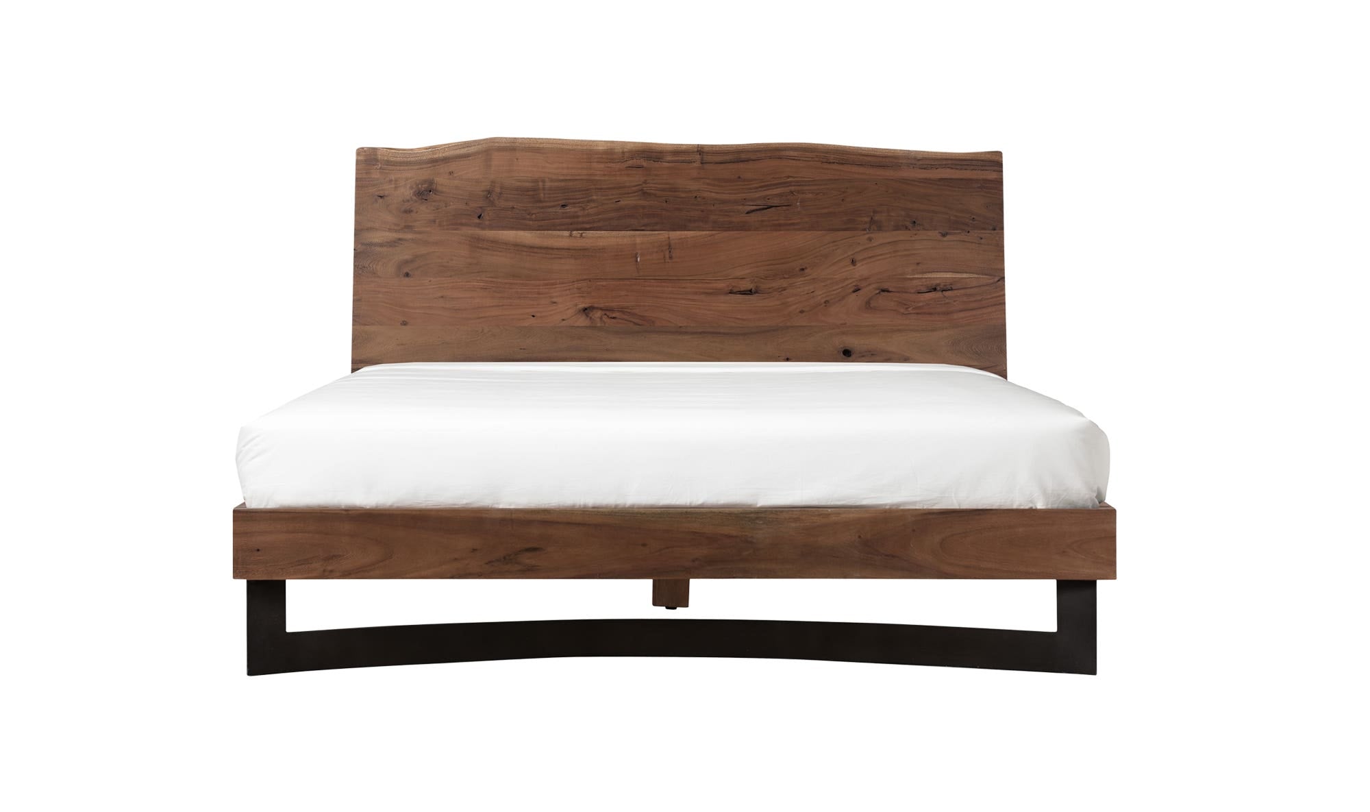 Bent Queen Size Bed Brown by Moe's Home Collection - view 11