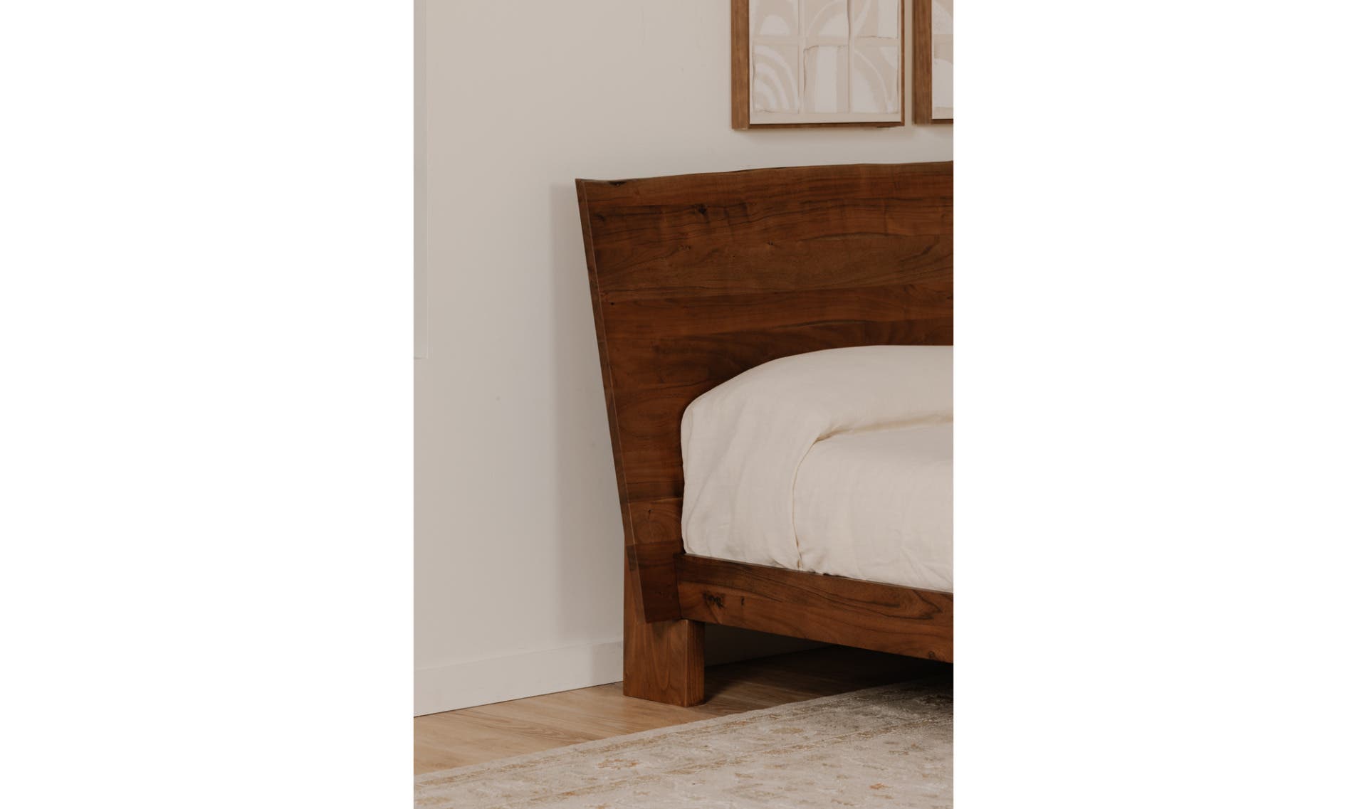 Bent King Size Bed Brown by Moe's Home Collection - view 9