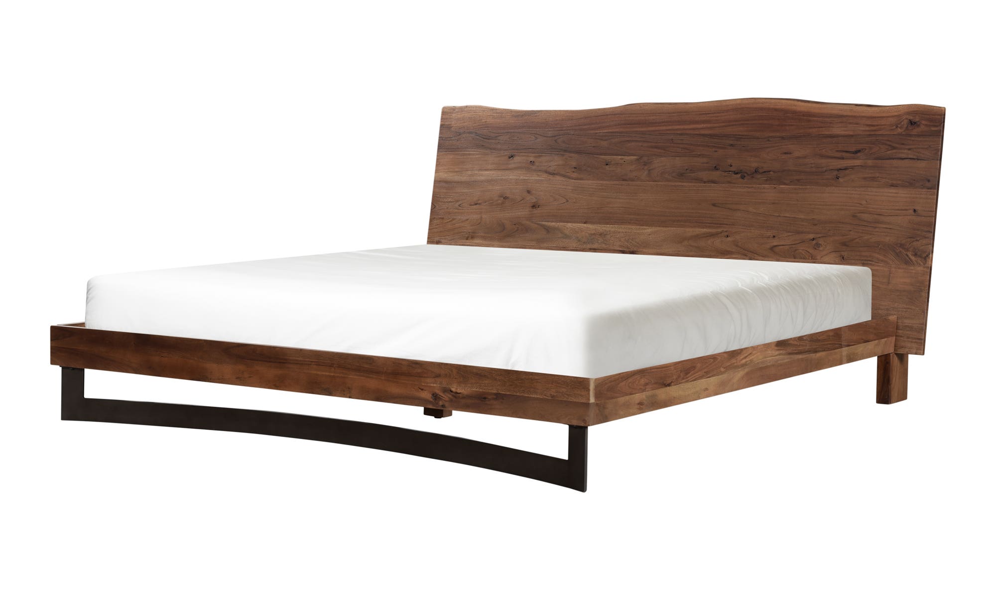 Bent King Size Bed Brown by Moe's Home Collection - view 11