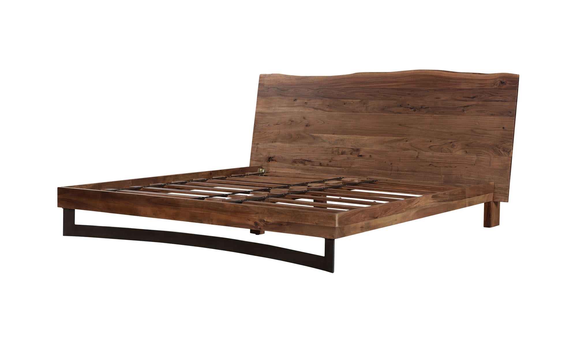 Bent King Size Bed Brown by Moe's Home Collection - view 12