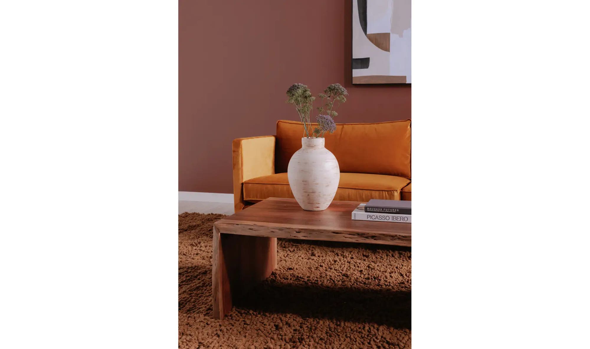 Tyrell Coffee Table Natural Brown by Moe's Home Collection - view 14
