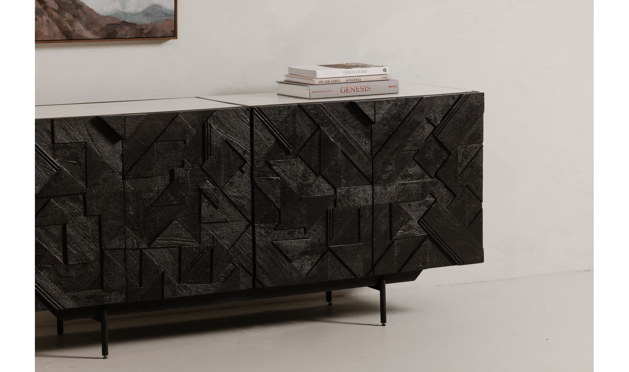 Kattan Sideboard Black by Moe's Home Collection - view 8