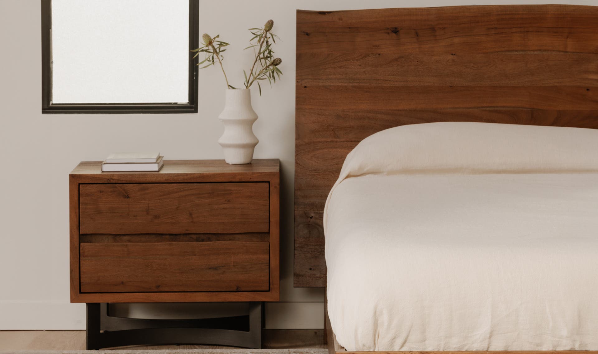 Bent Nightstand Brown by Moe's Home Collection - view 6