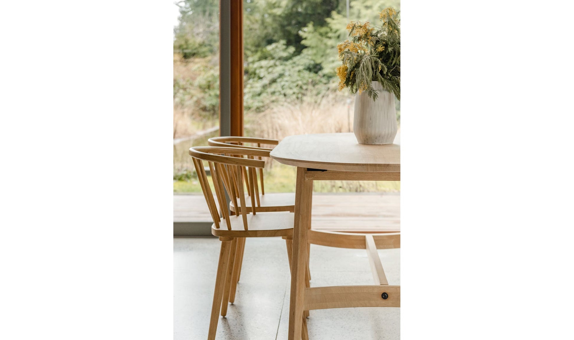 Trie Small Dining Table Natural by Moe's Home Collection - view 9