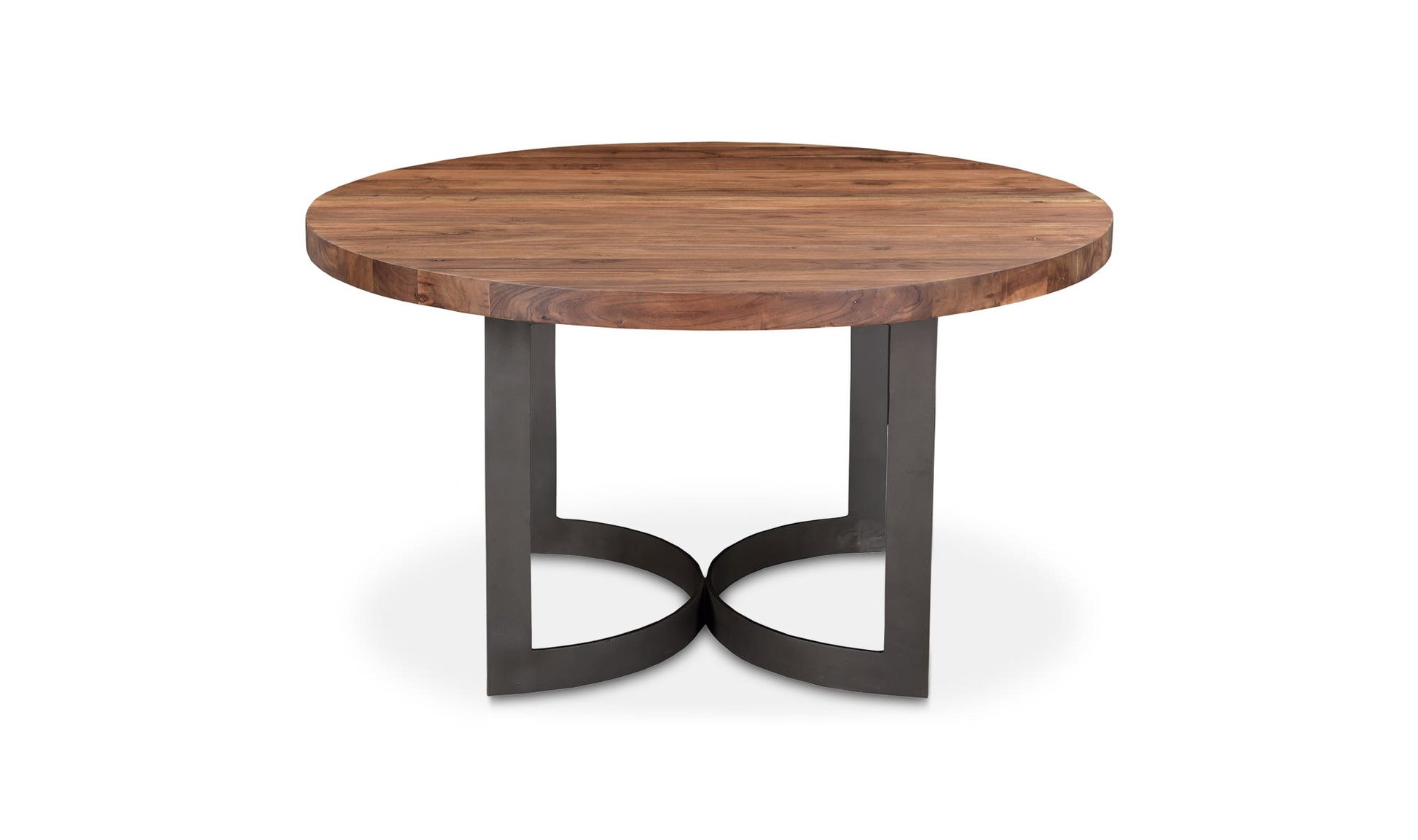 Bent Round Dining Table 54In Brown by Moe's Home Collection - view 9
