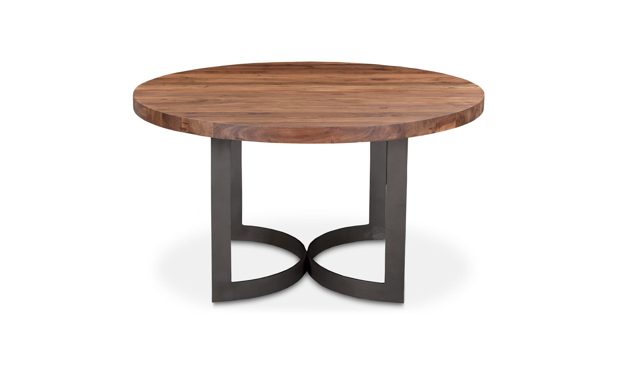 Bent Round Dining Table 54In Brown by Moe's Home Collection - view 9