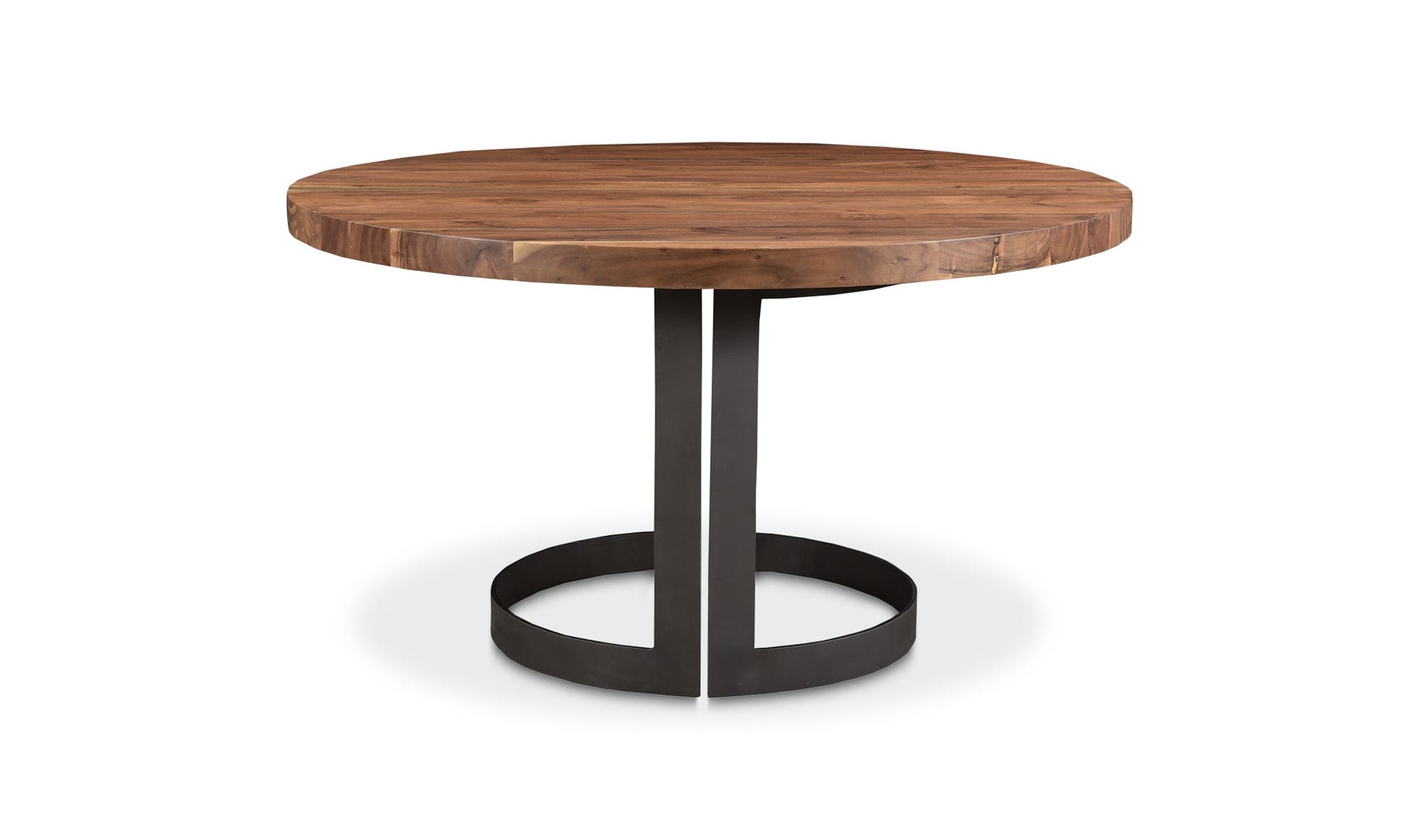 Bent Round Dining Table 54In Brown by Moe's Home Collection - view 12