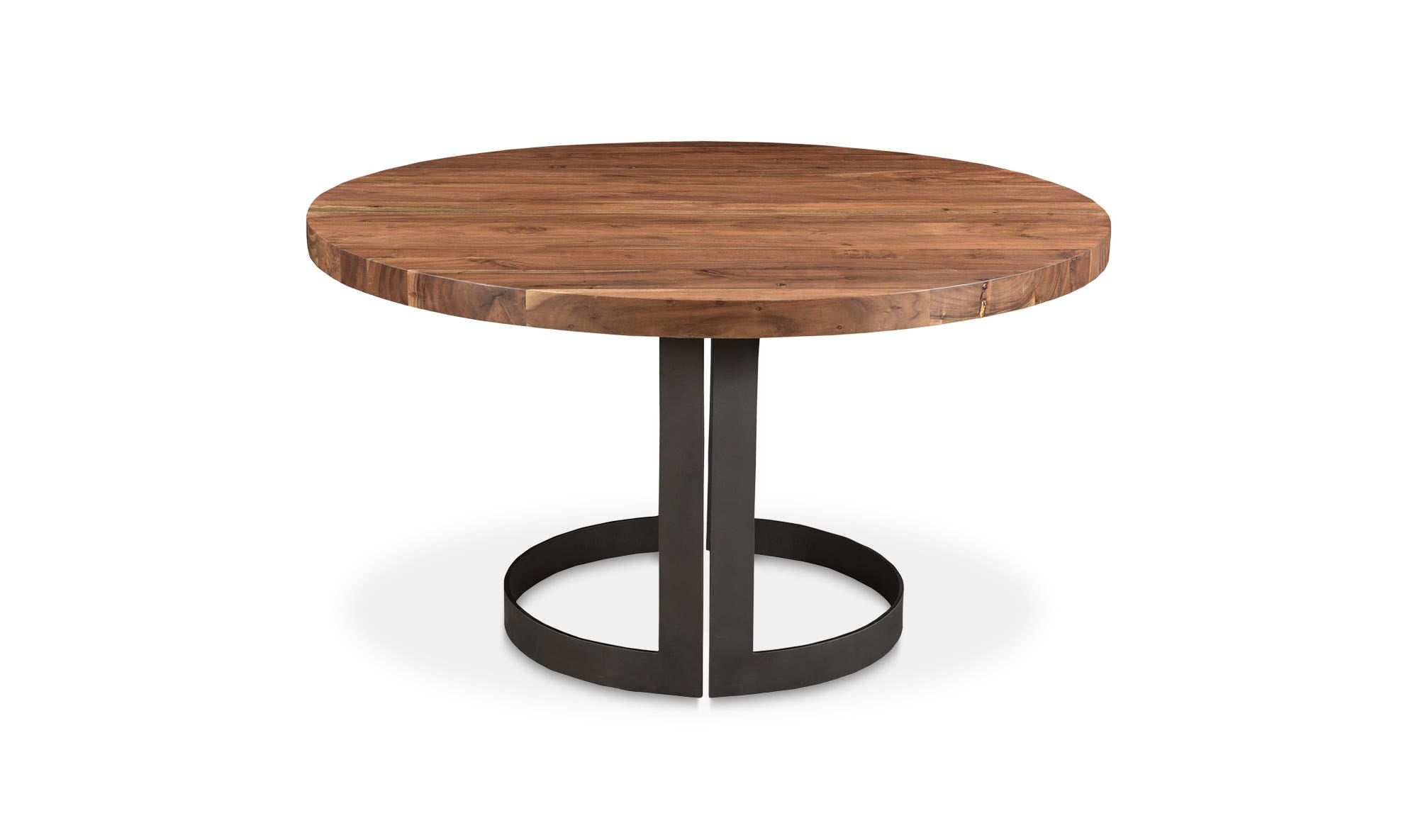 Bent Round Dining Table 54In Brown by Moe's Home Collection - view 13