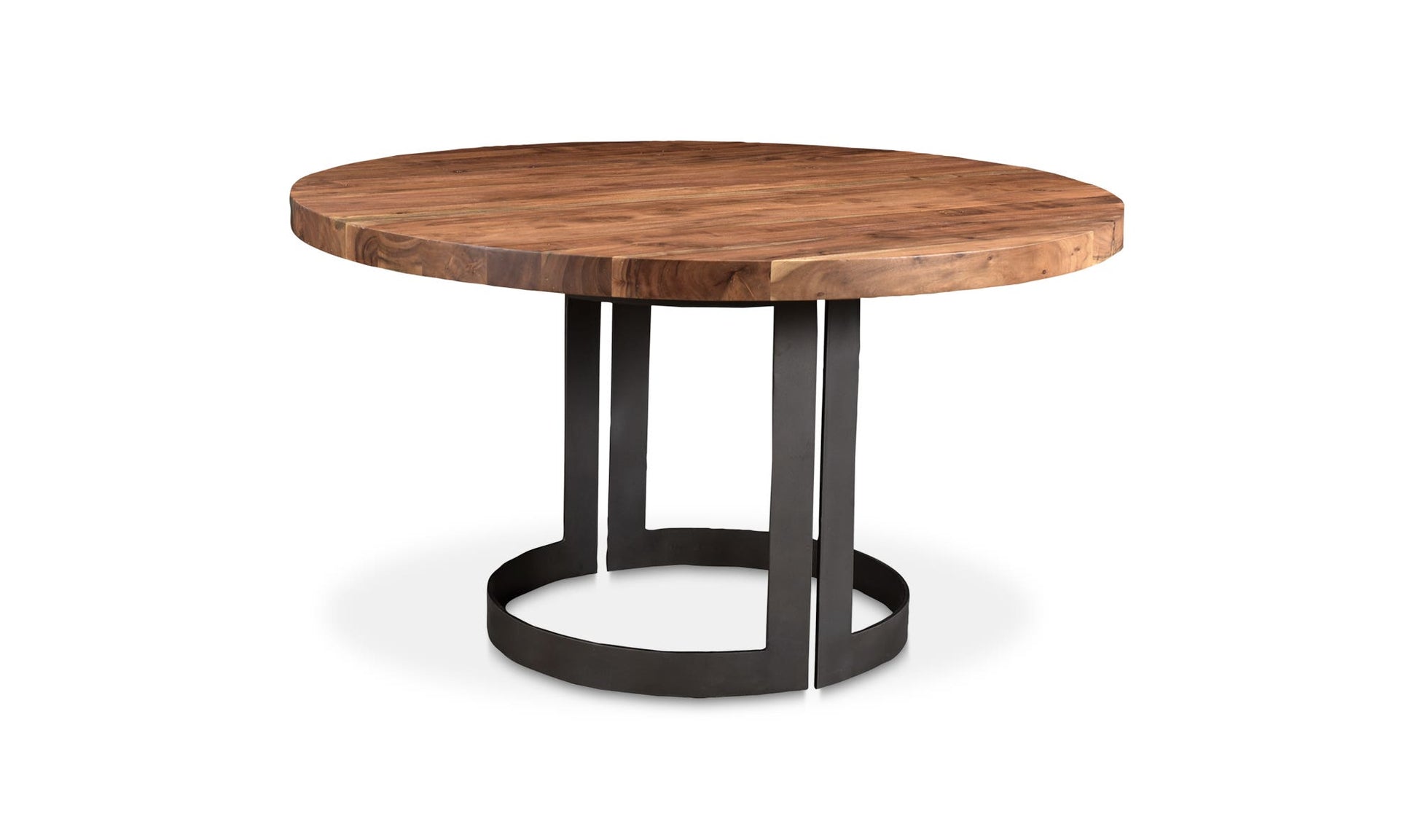 Bent Round Dining Table 54In Brown by Moe's Home Collection - view 14