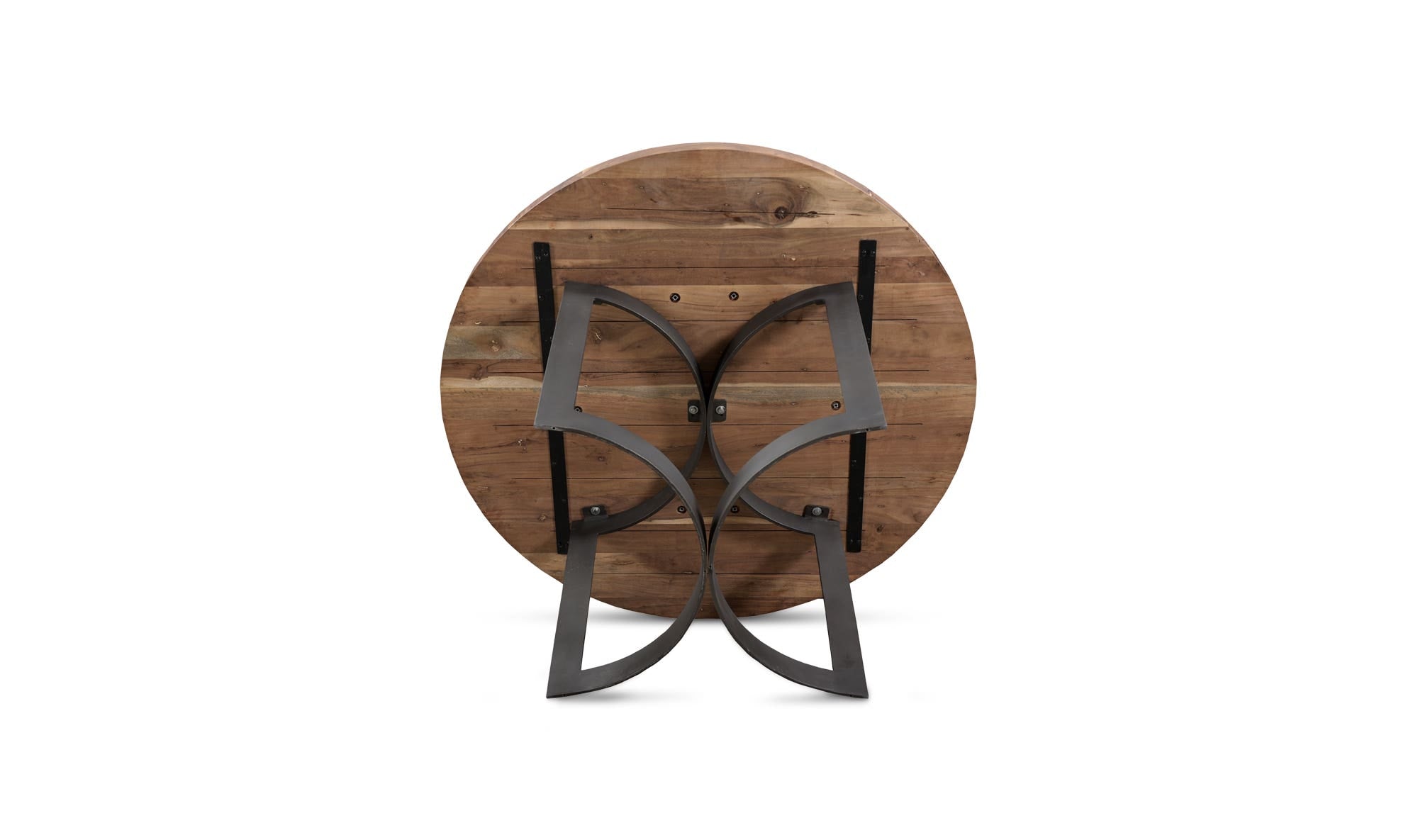 Bent Round Dining Table 54In Brown by Moe's Home Collection - view 16