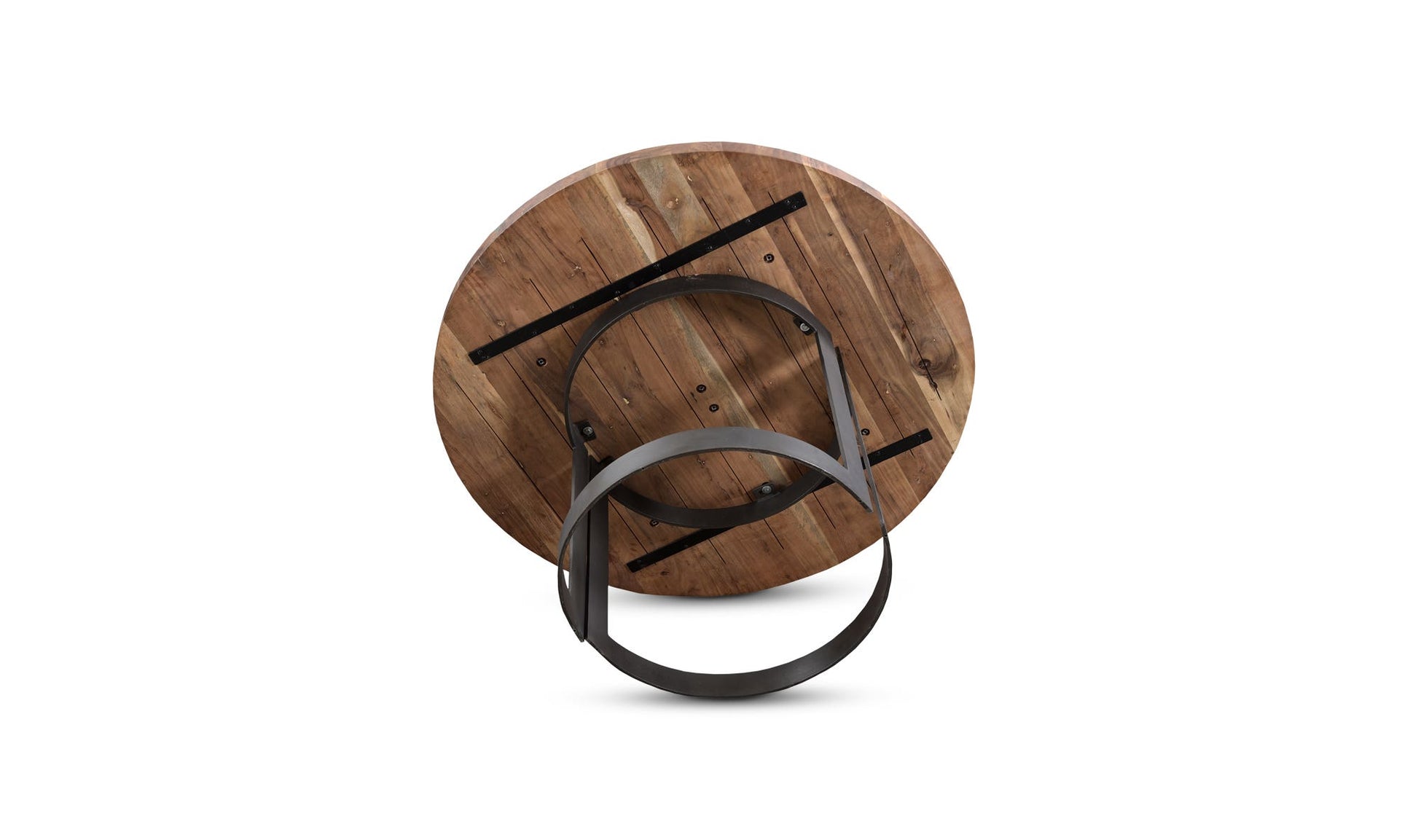 Bent Round Dining Table 54In Brown by Moe's Home Collection - view 17