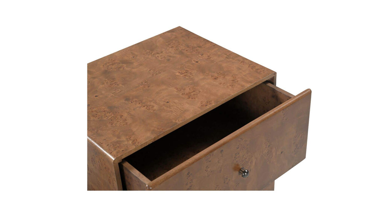 York Nightstand Warm Brown Burl by Moe's Home Collection - view 11
