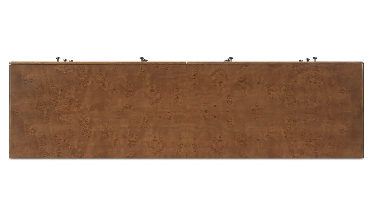 York 6 Drawer Dresser Warm Brown Burl by Moe's Home Collection - view 9
