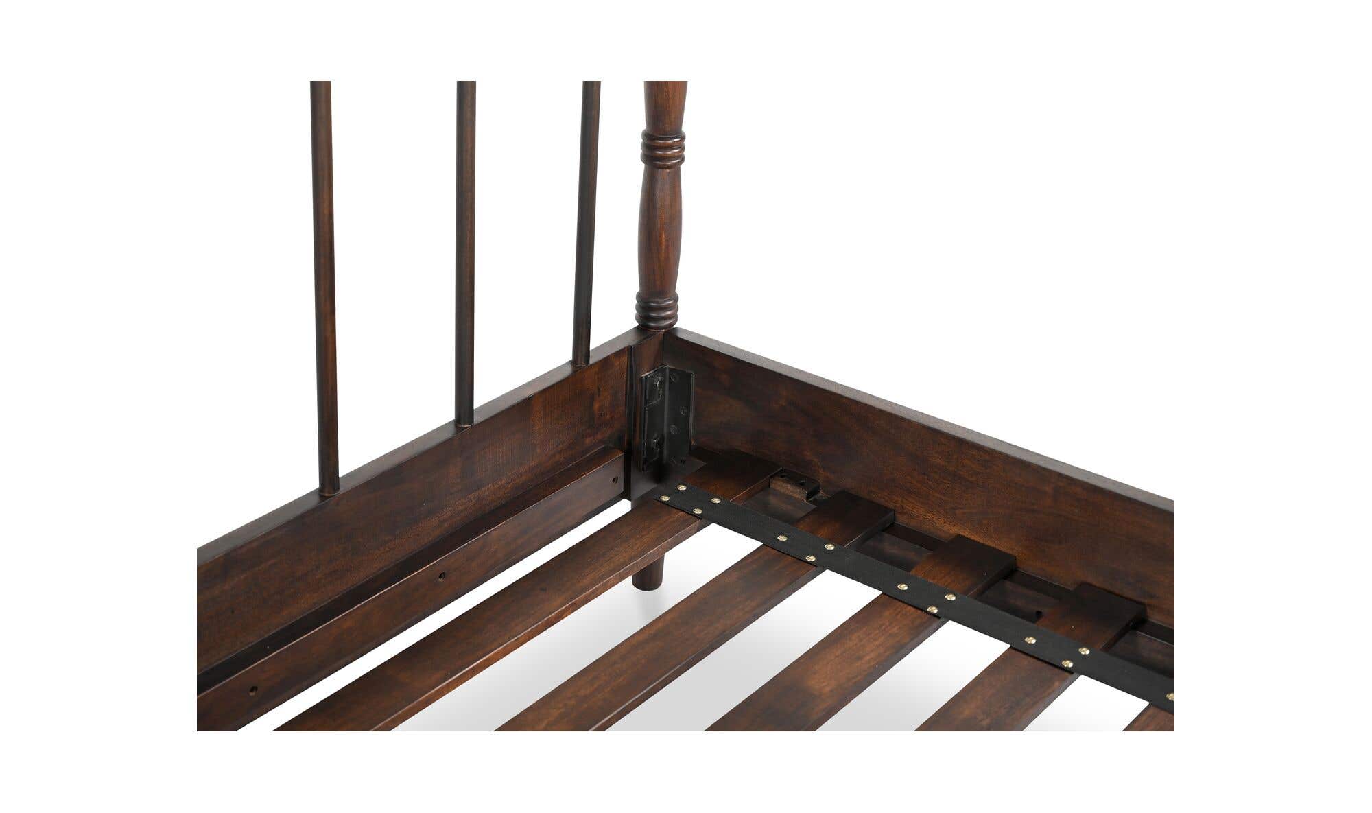 Vivian Queen Bed Dark Brown by Moe's Home Collection - view 17