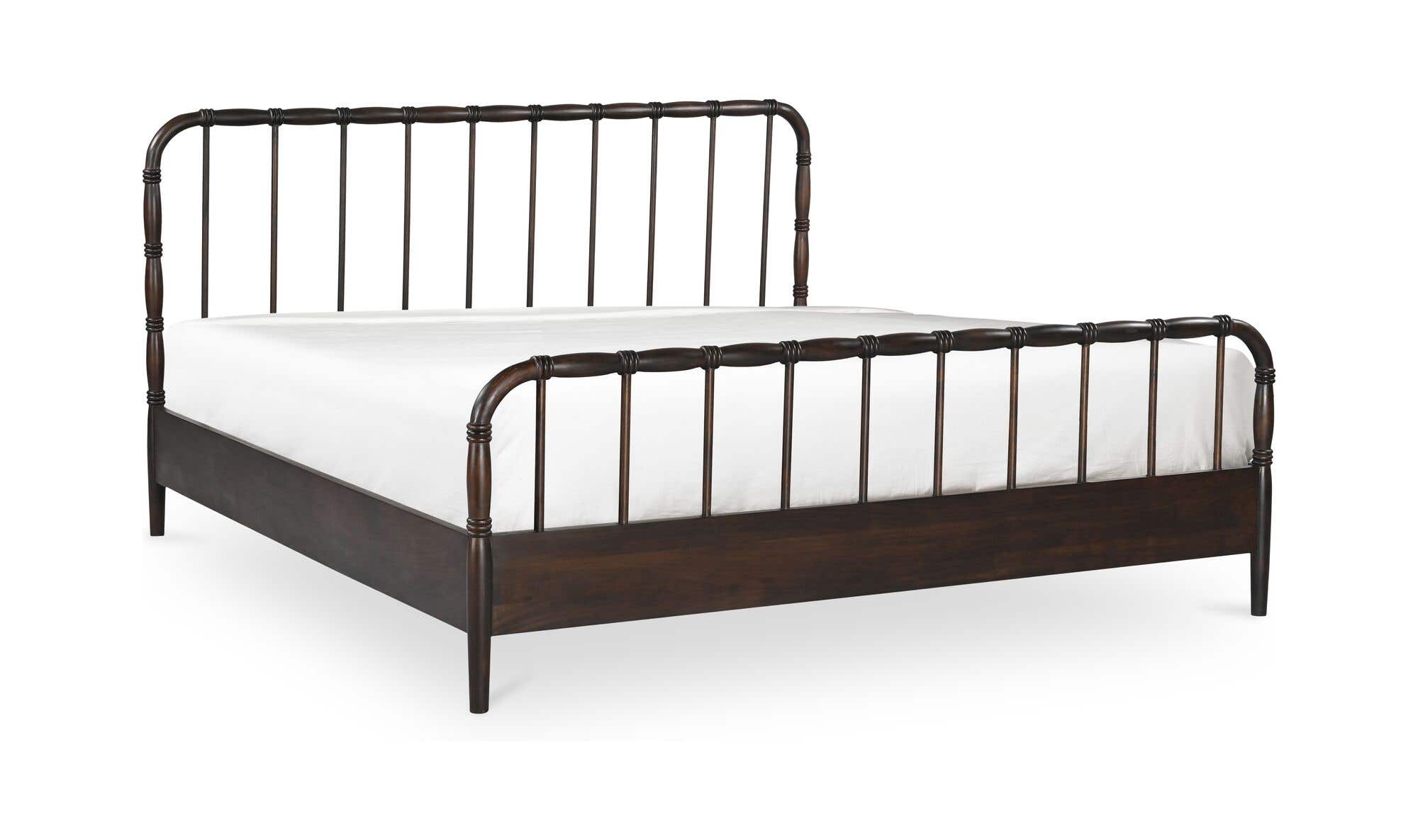 Vivian Queen Bed Dark Brown by Moe's Home Collection - view 9