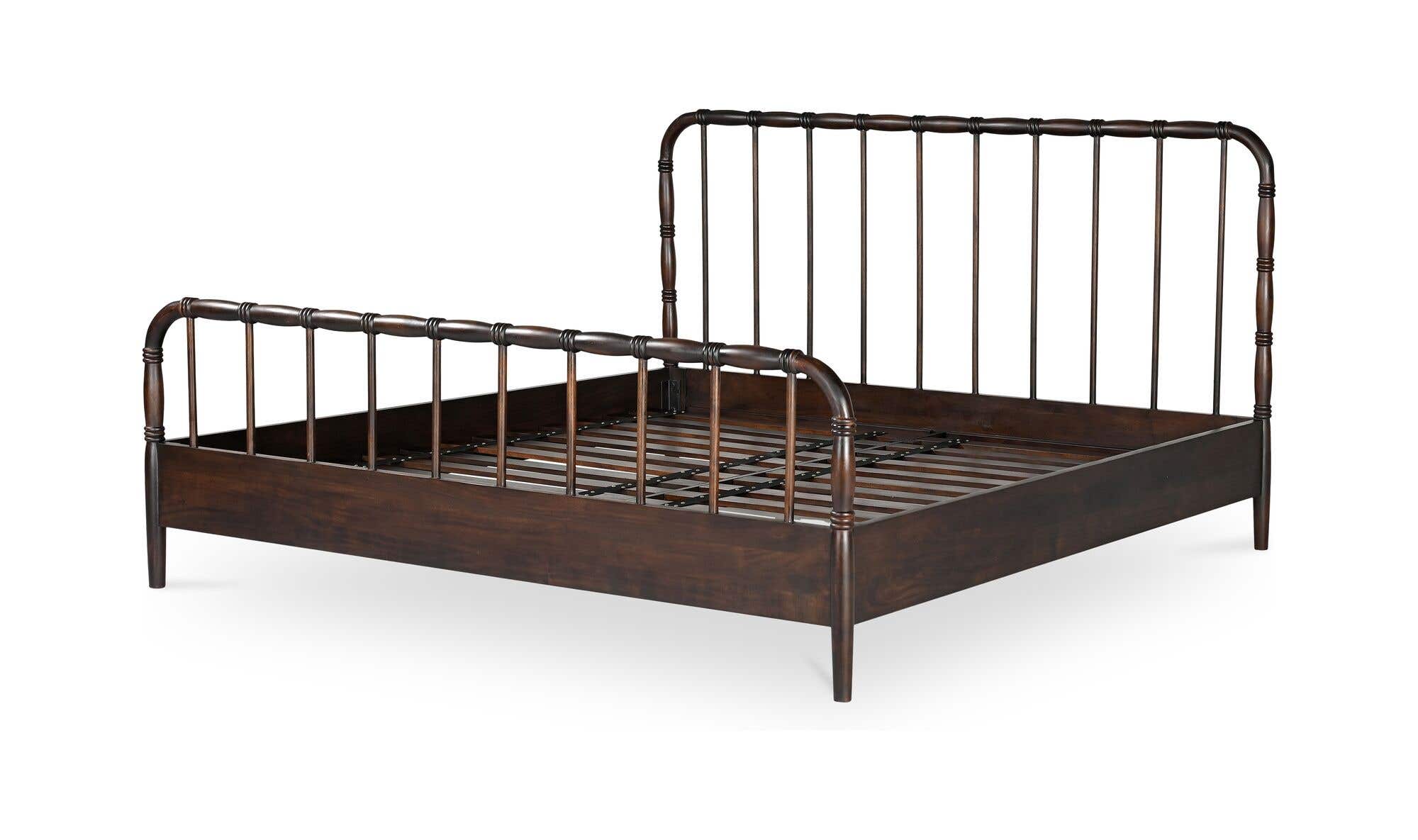 Vivian King Bed Dark Brownn by Moe's Home Collection - view 15