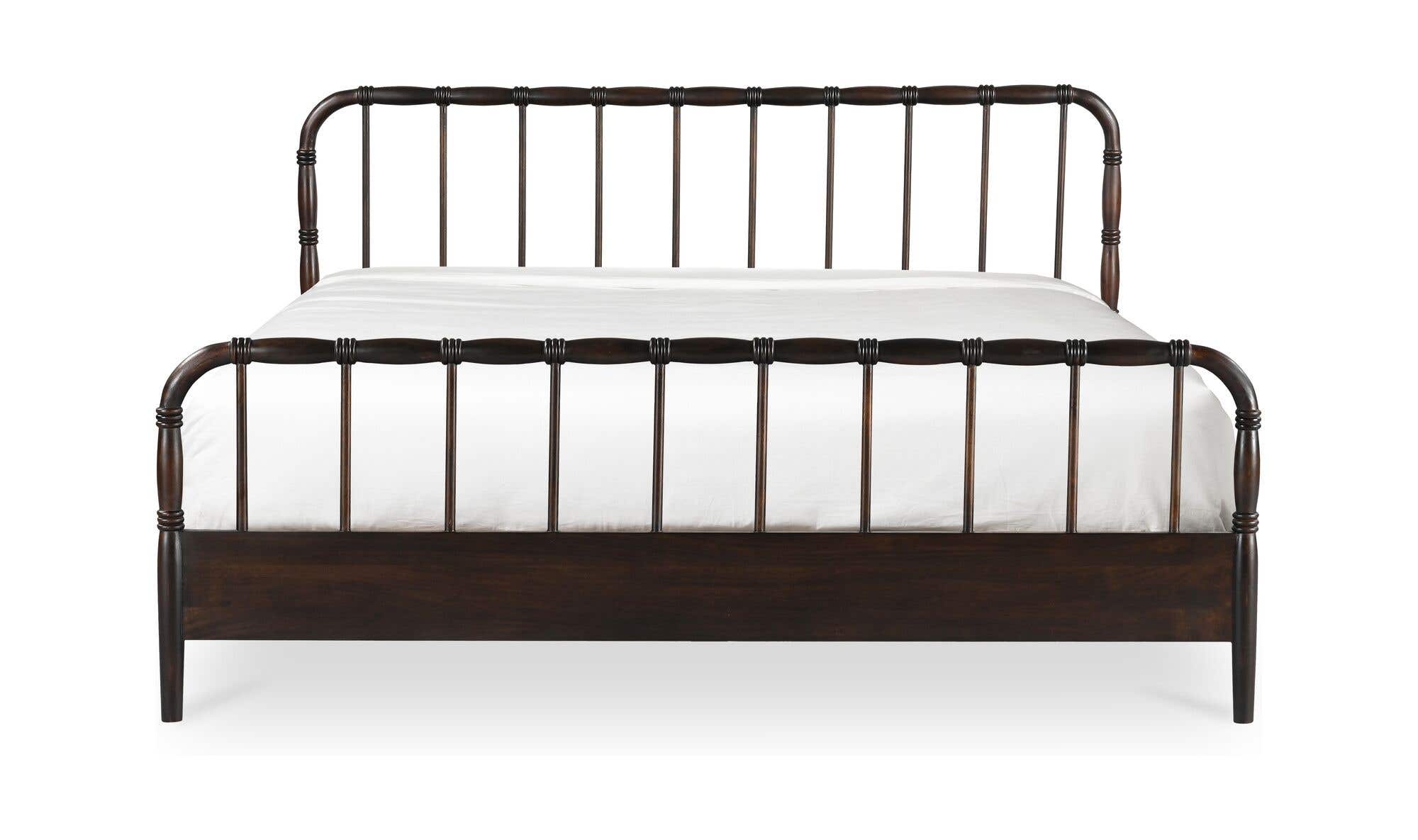 Vivian King Bed Dark Brownn by Moe's Home Collection - view 6