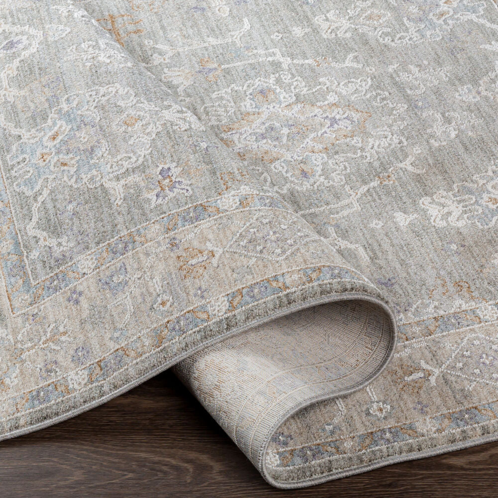 Virginia Cream/Sage Machine Woven Rug VGN-2303 - fold