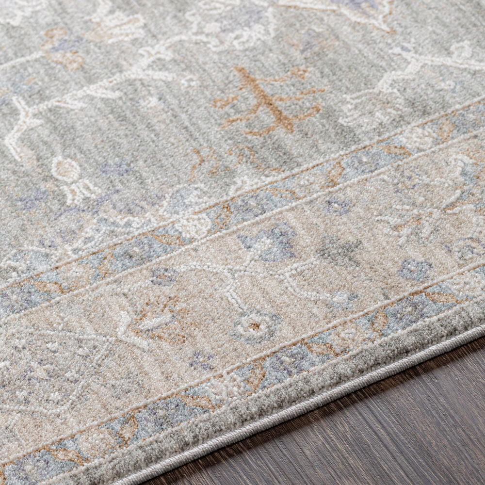 Virginia Cream/Sage Machine Woven Rug VGN-2303 - texture